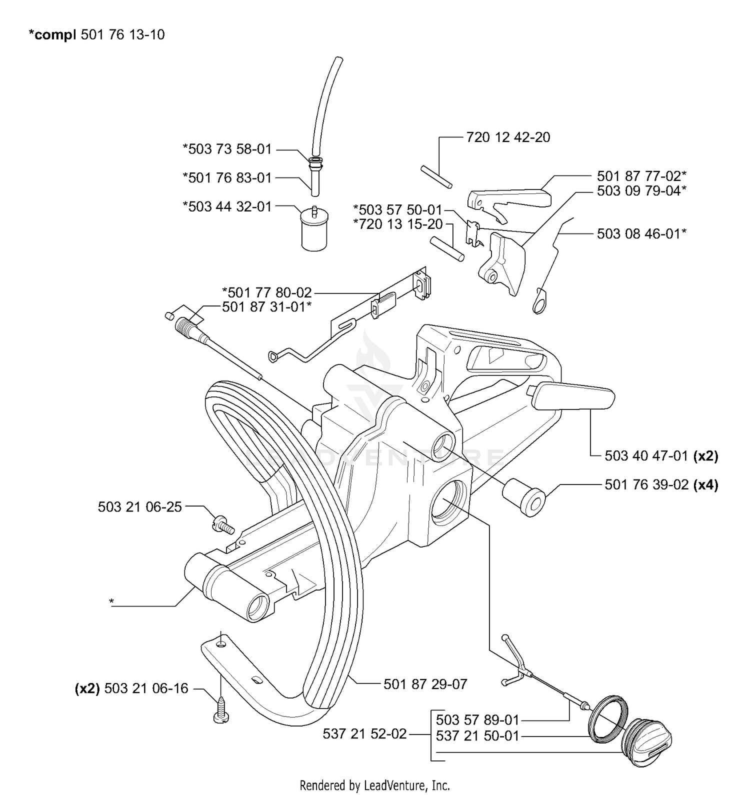 Fuel Tank / Handles
