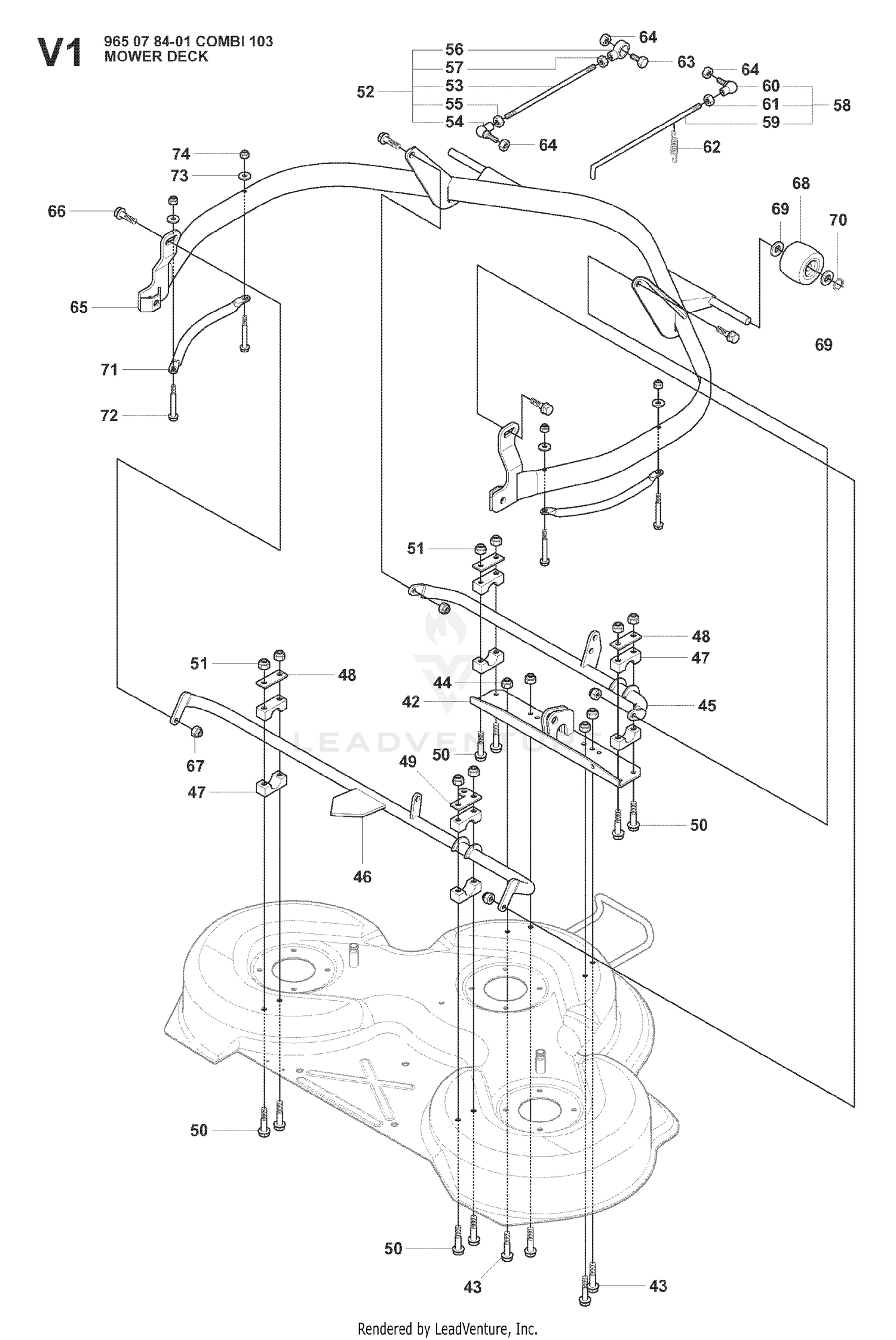 MOWER DECK / CUTTING DECK 4