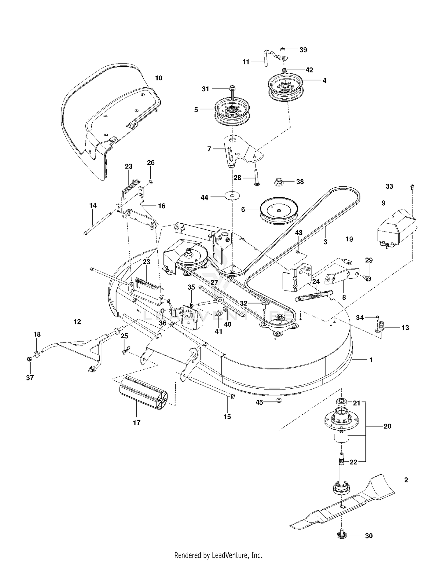 MOWER DECK / CUTTING DECK