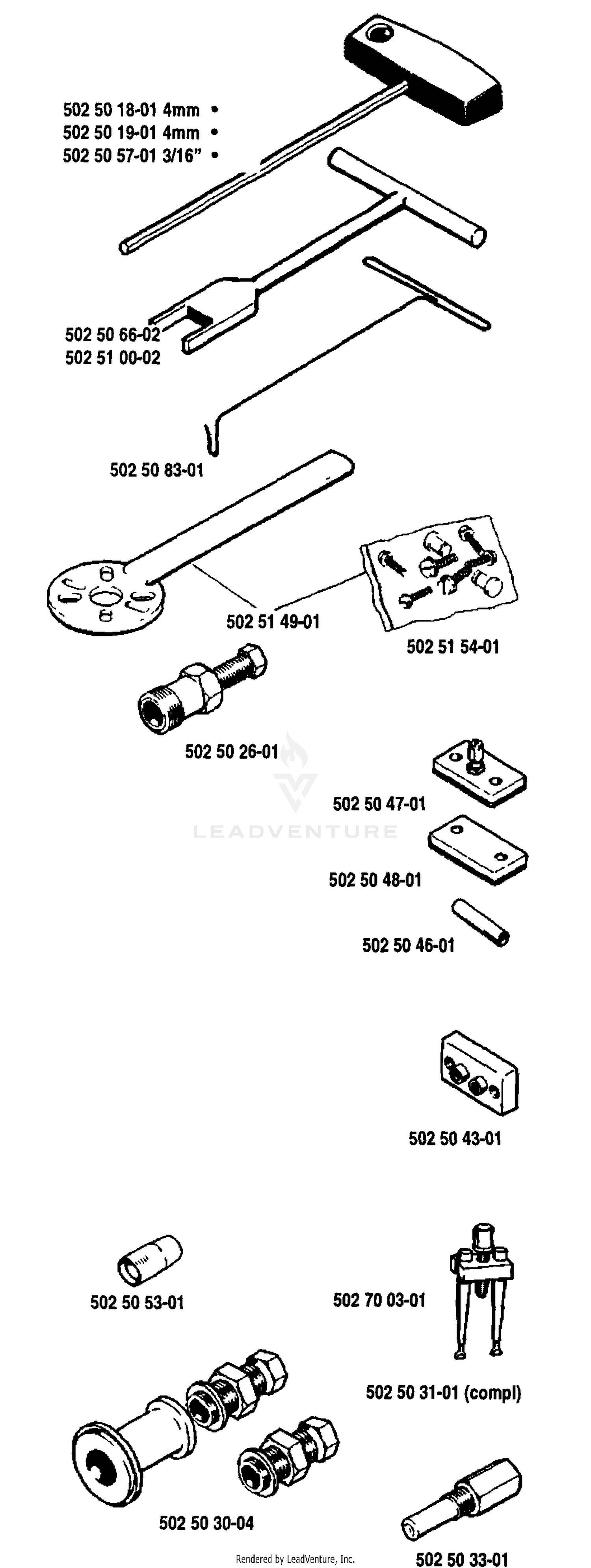 Service Tools 61/162/266