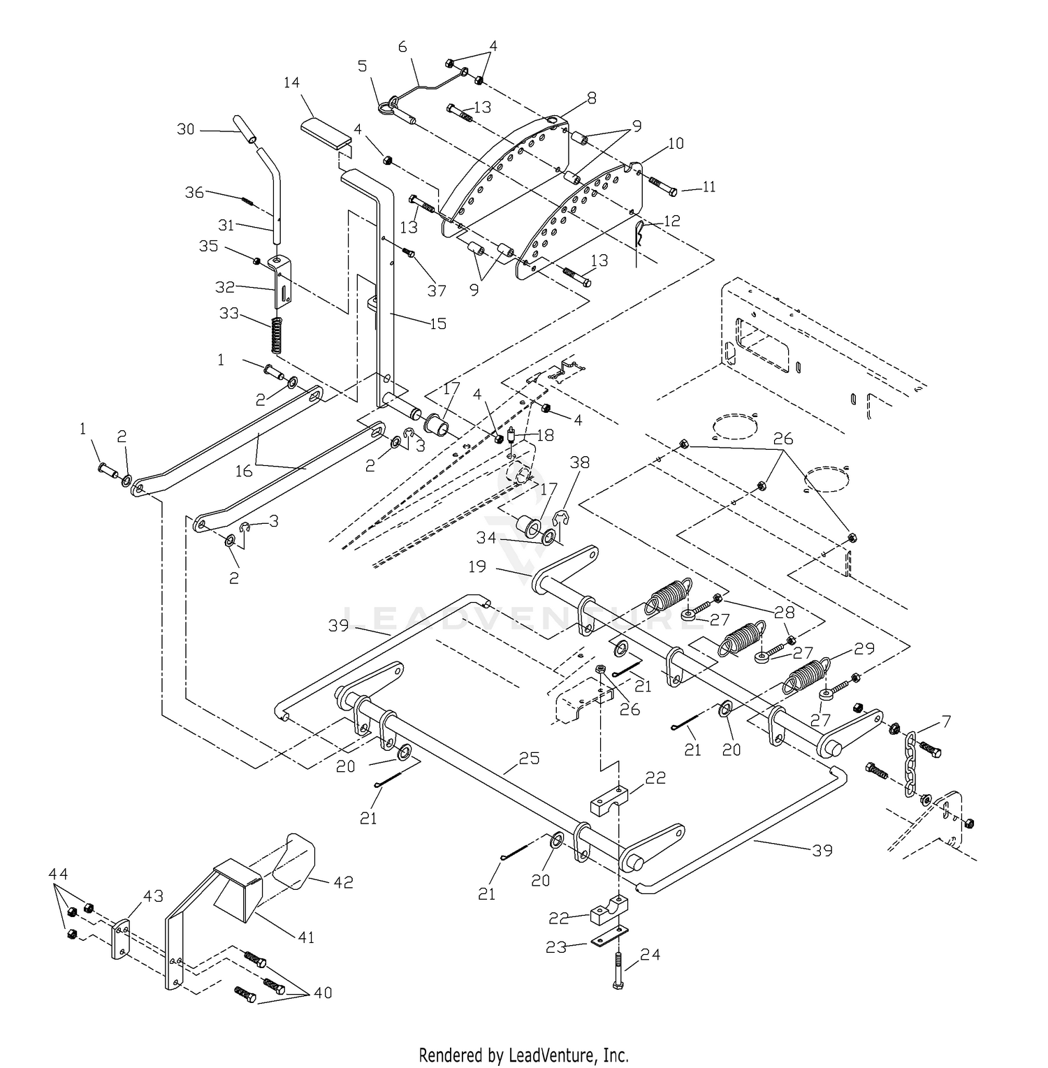Deck Lift Assembly