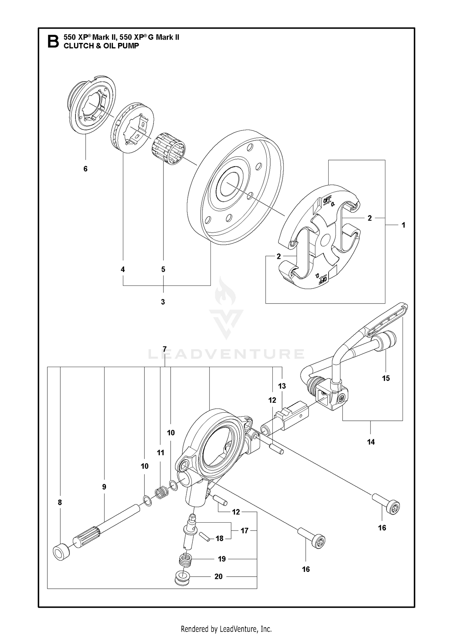 CLUTCH & OIL PUMP