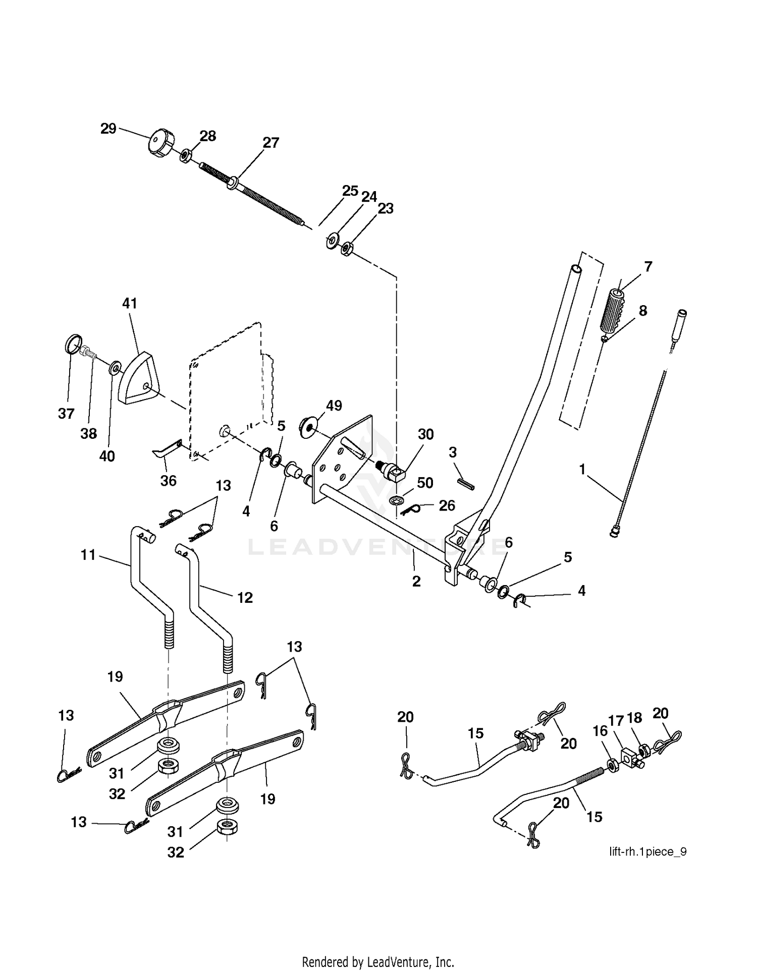 MOWER LIFT / DECK LIFT