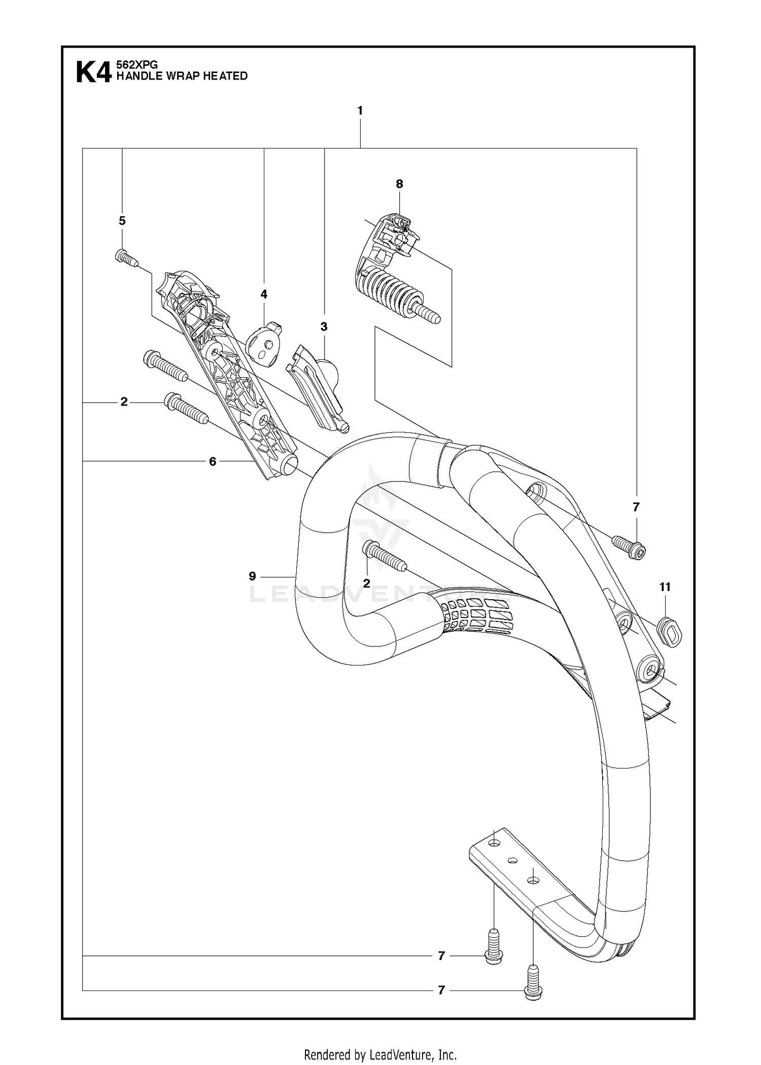 HANDLE WRAP HEATED