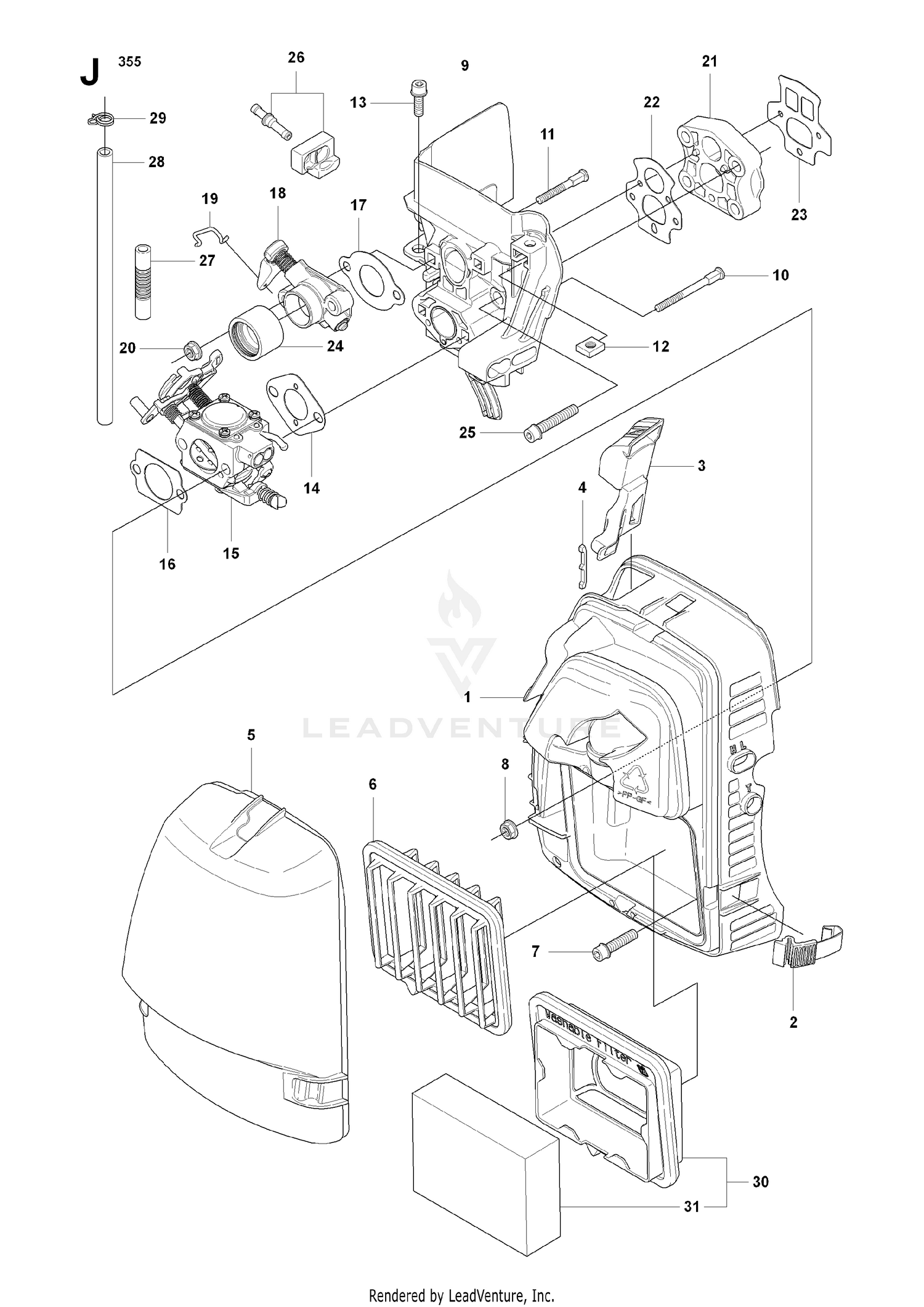 CARBURETOR & AIR FILTER