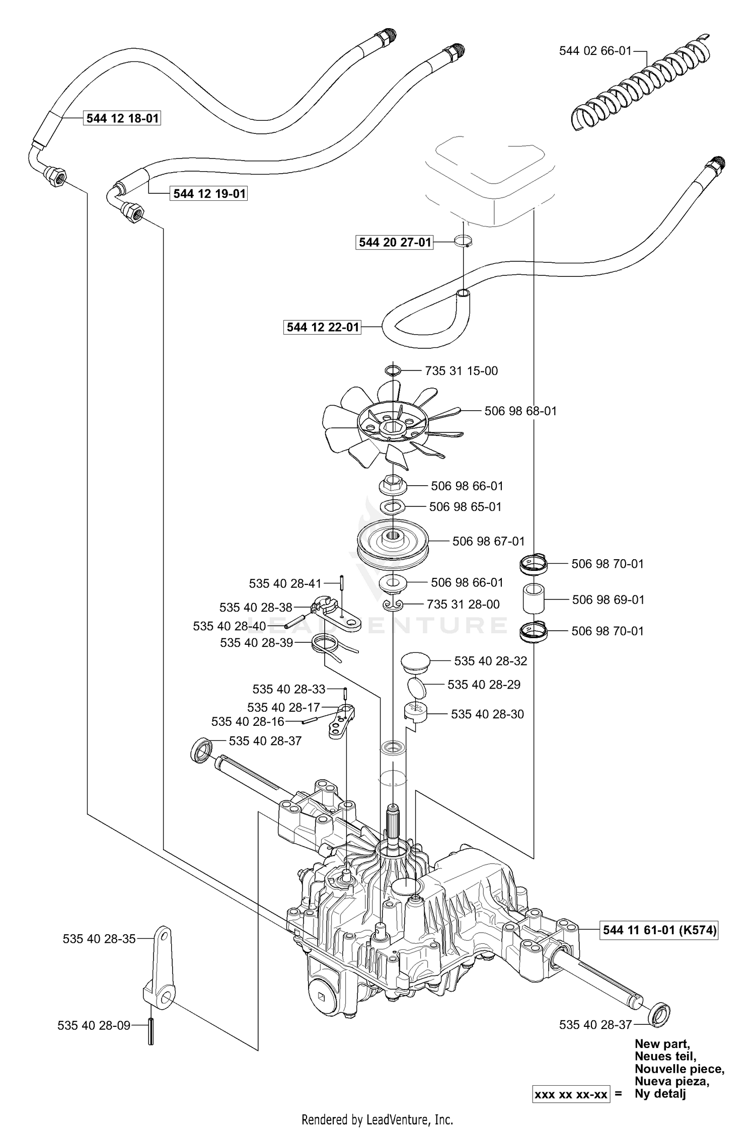 Transmission (Hydraulics/Pulley/Fan)