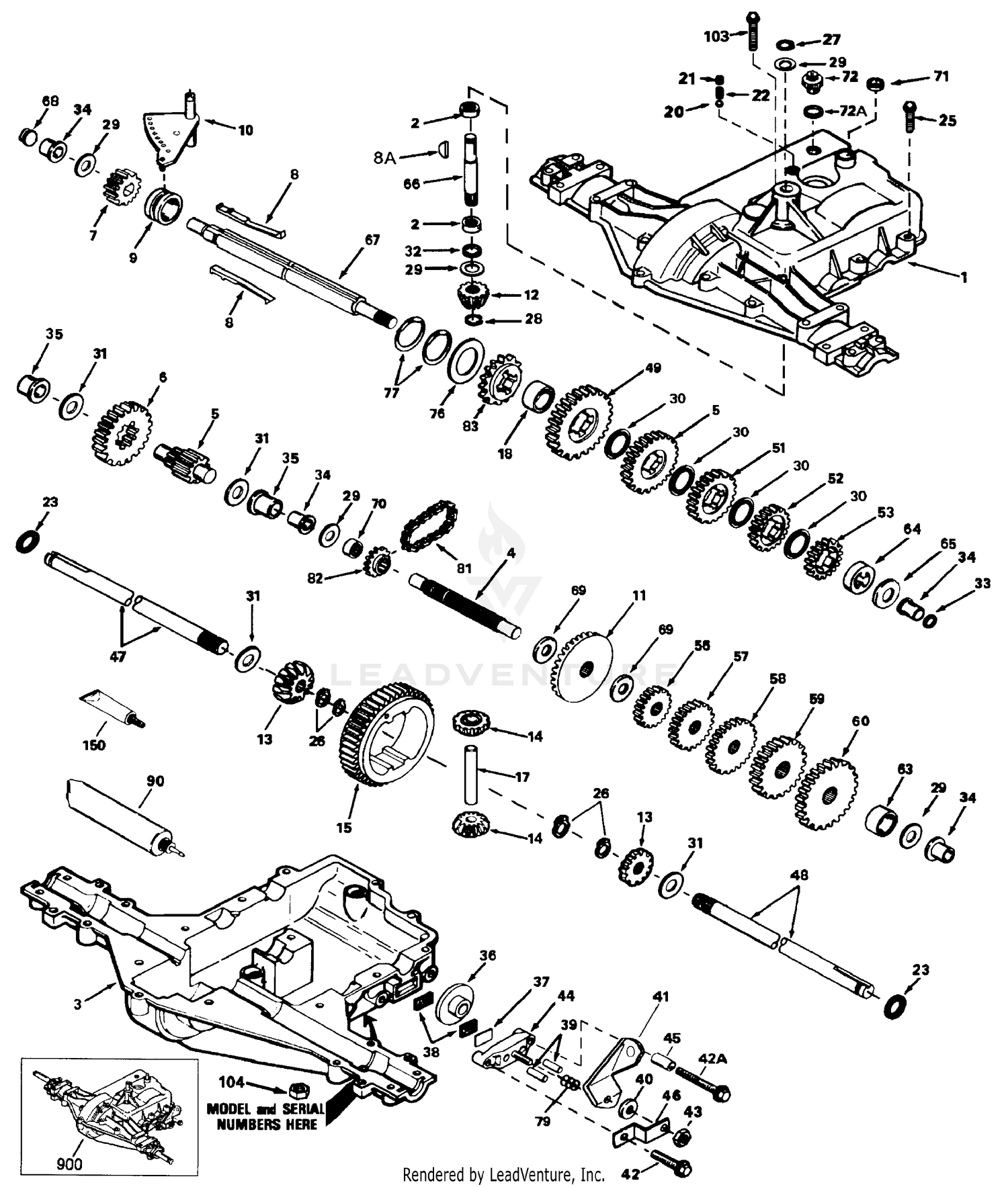 Peerless Transaxle - Model Number 930-054A