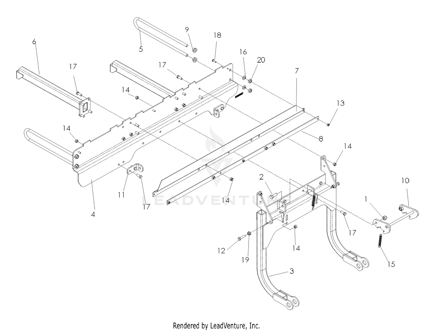 Hitch Assembly - 539 111280