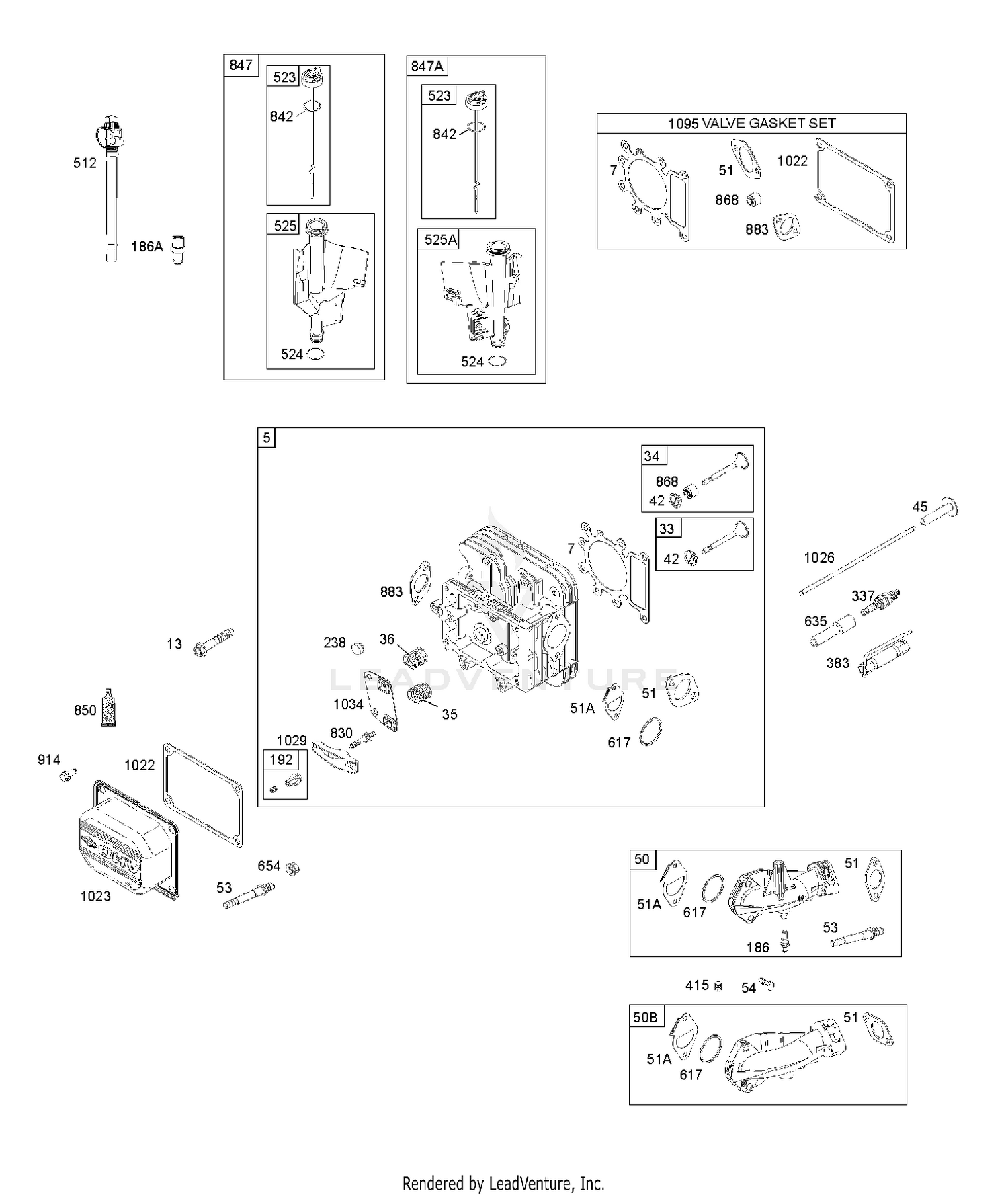 CYLINDER HEAD, GASKET SET-VALVE, INTAKE MANIFOLD, VALVES 5