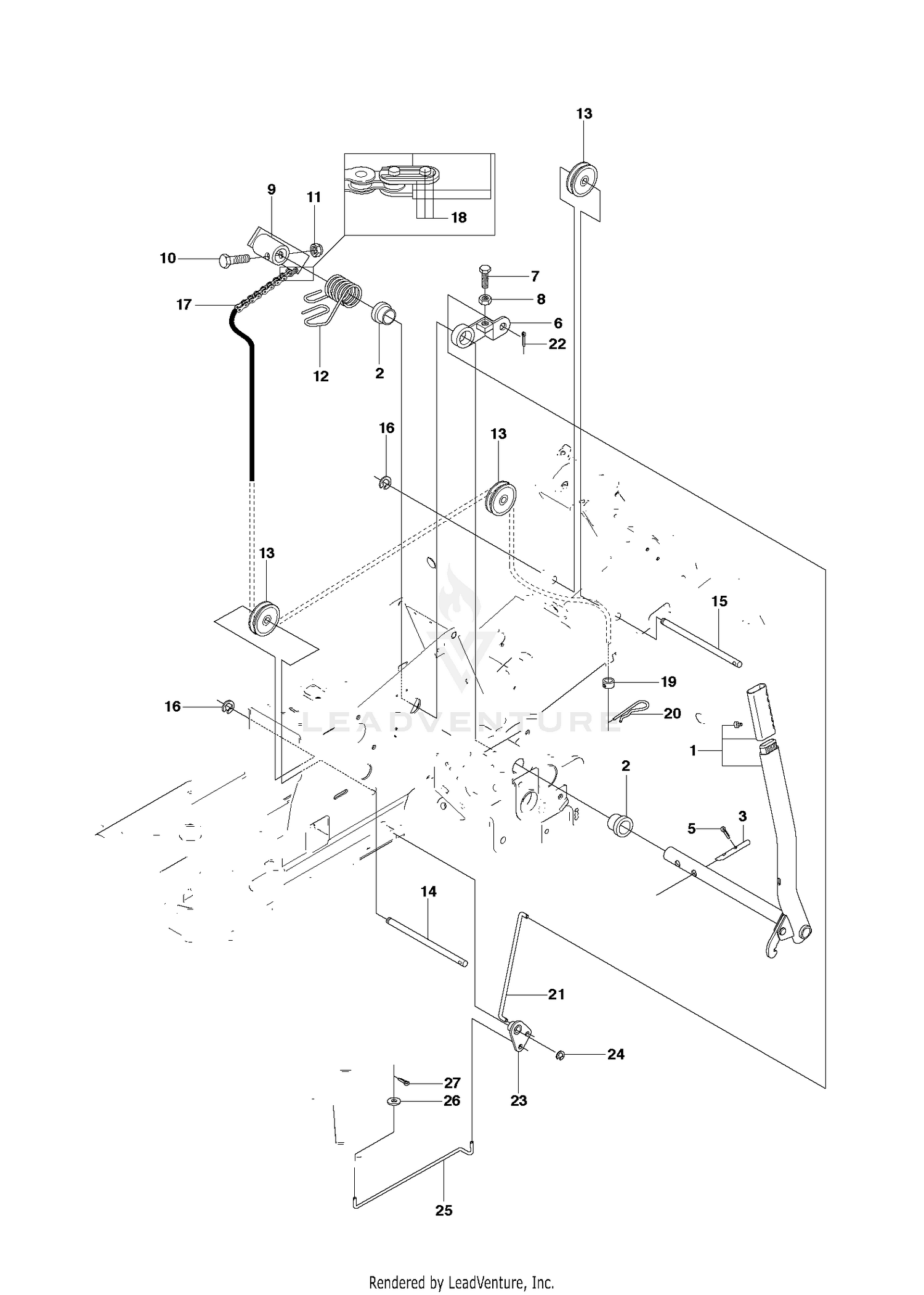 MOWER LIFT / DECK LIFT