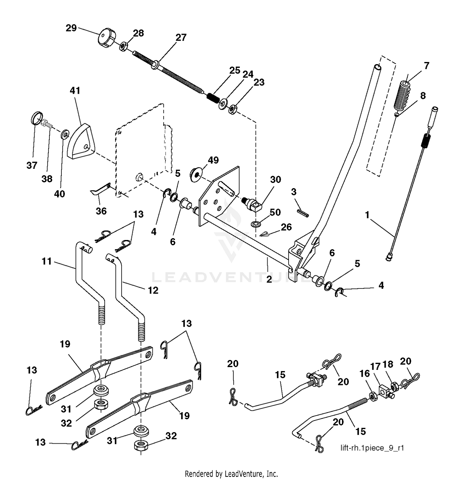 MOWER LIFT / DECK LIFT