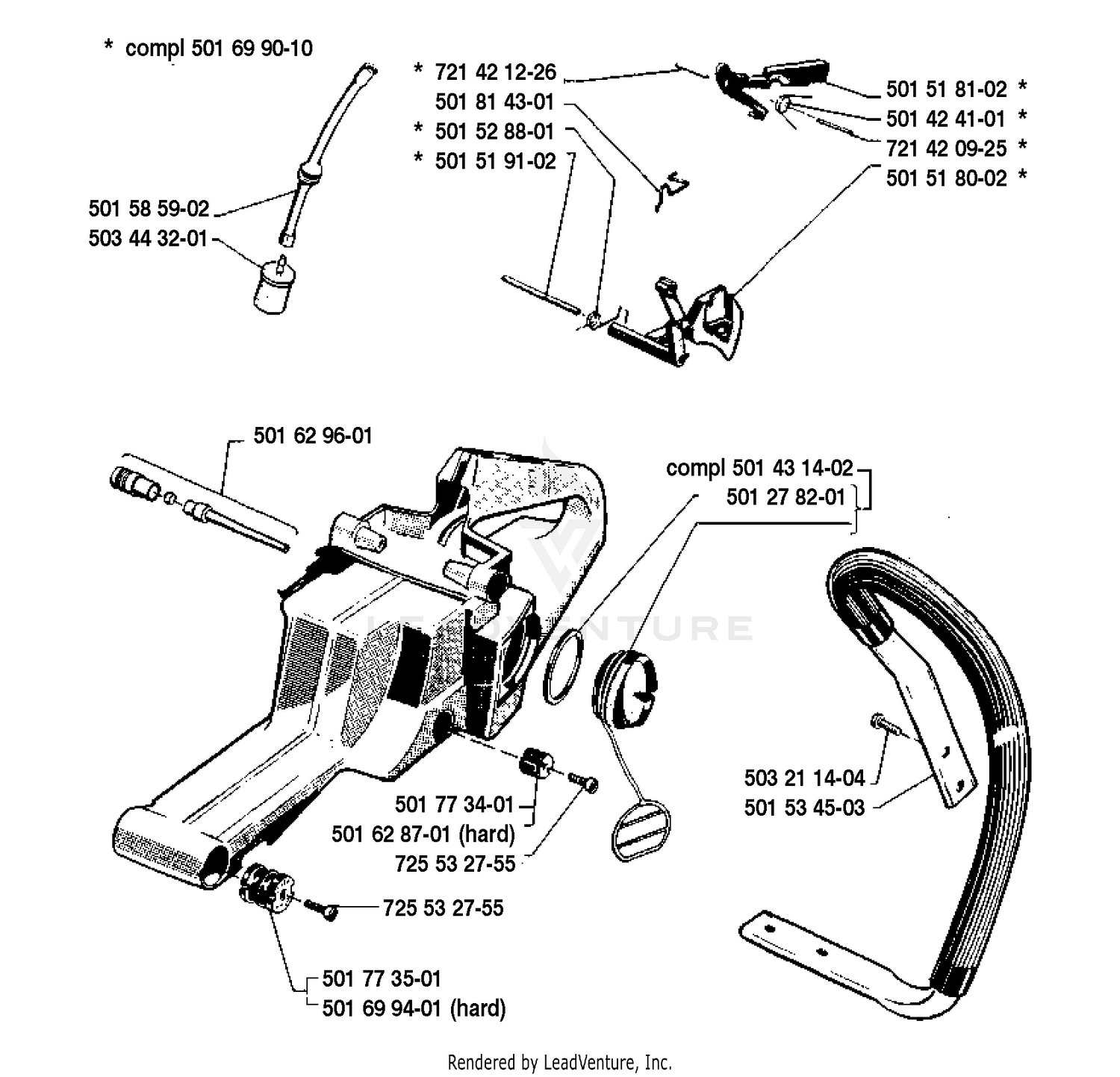Front/Handle/Tank Assembly