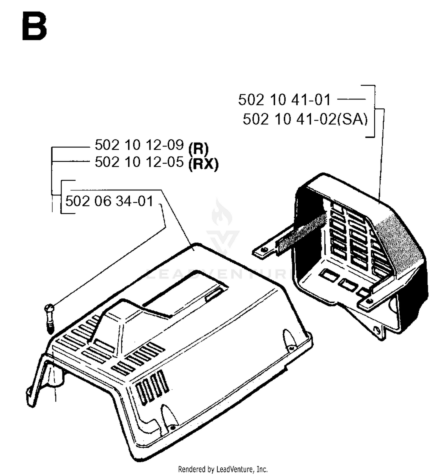 CYLINDER, PISTON & MUFFLER