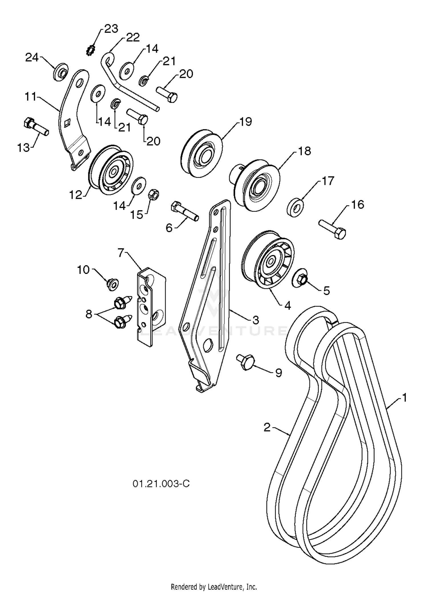 BELT GUARD & PULLEY