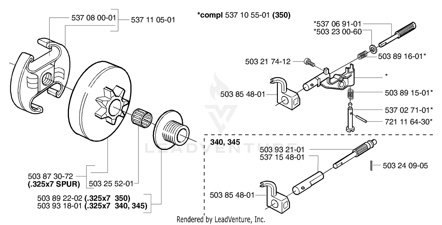 Clutch/Drum & Oil Pump