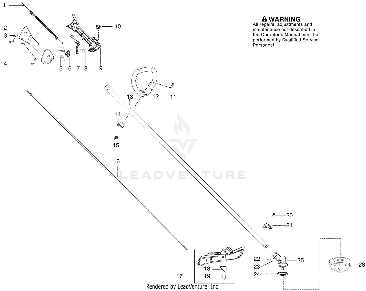 Handle & Shaft Assembly