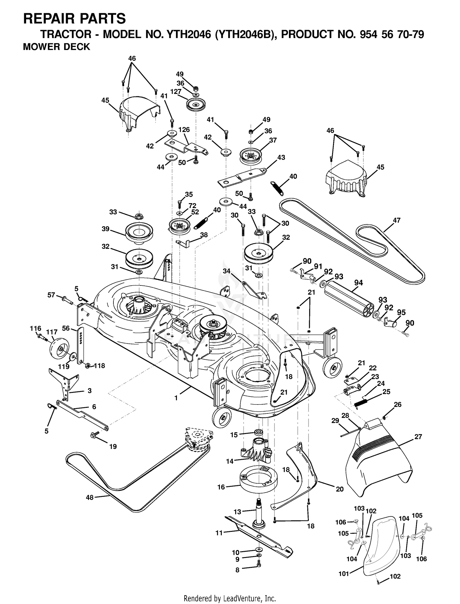 MOWER DECK / CUTTING DECK