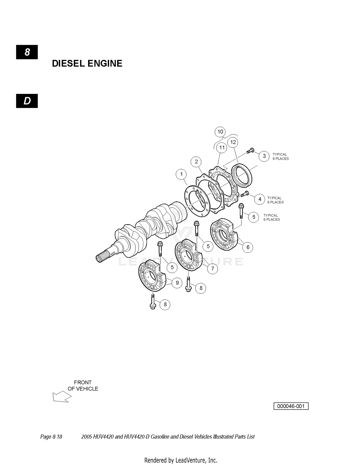 MAIN BEARING CASE