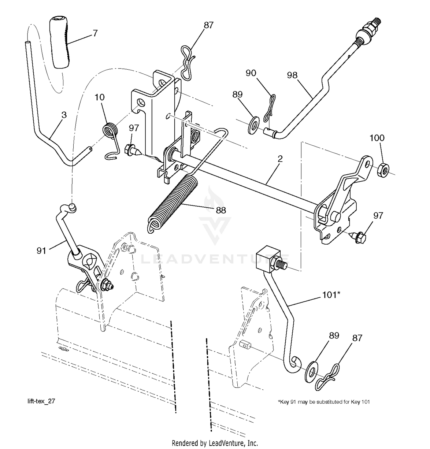 MOWER LIFT / DECK LIFT