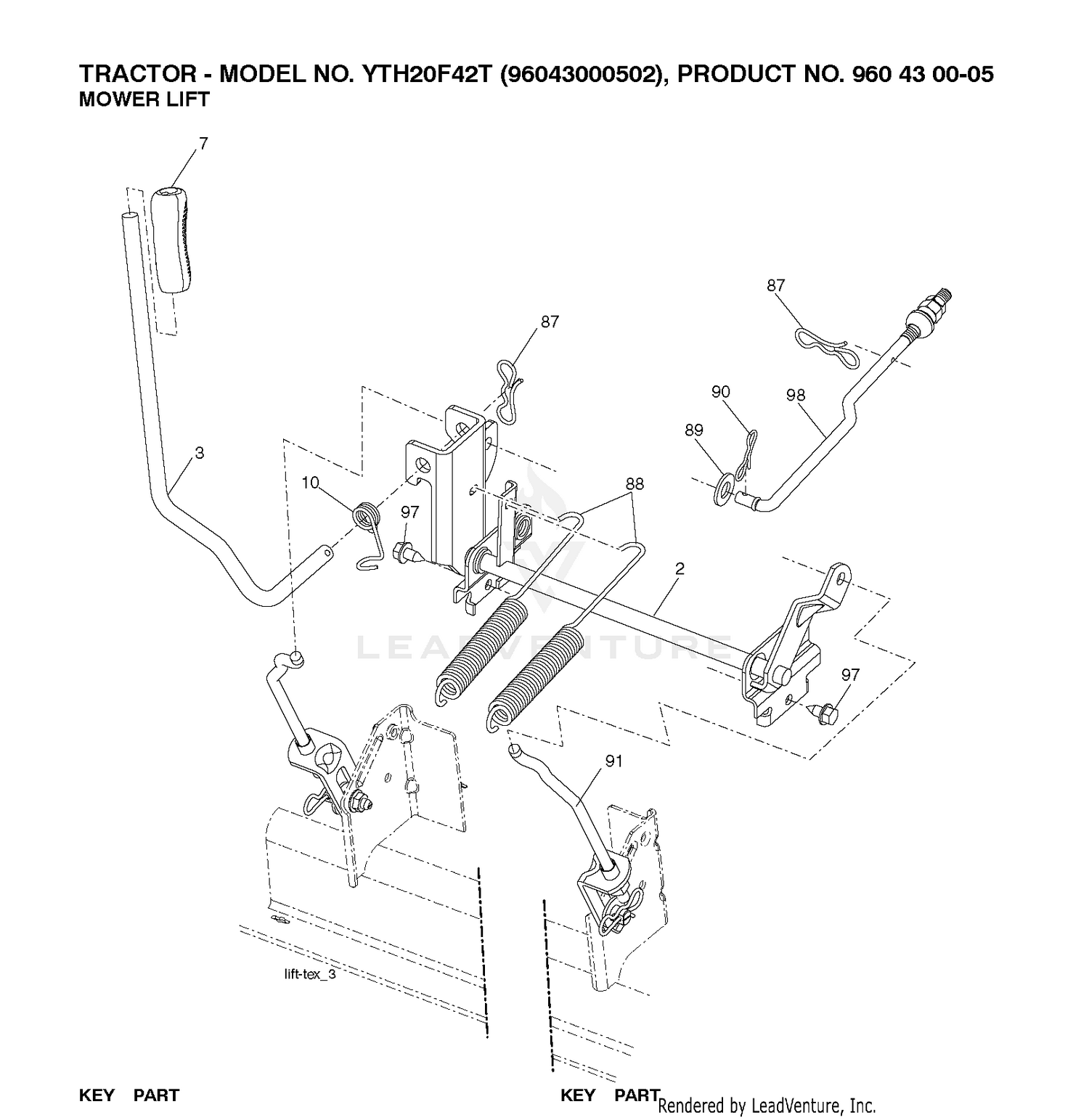 MOWER LIFT / DECK LIFT