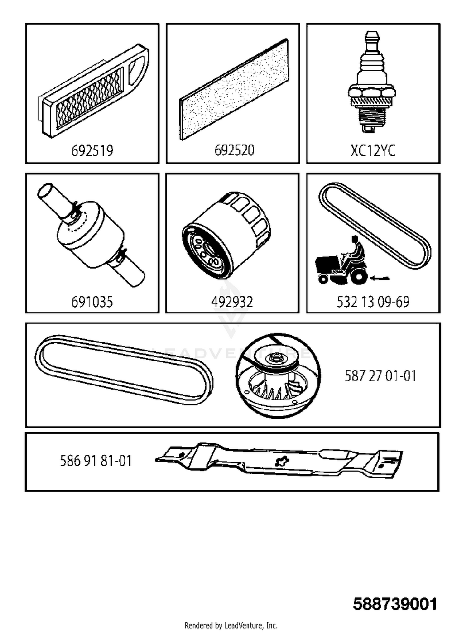 FREQUENTLY USED PARTS