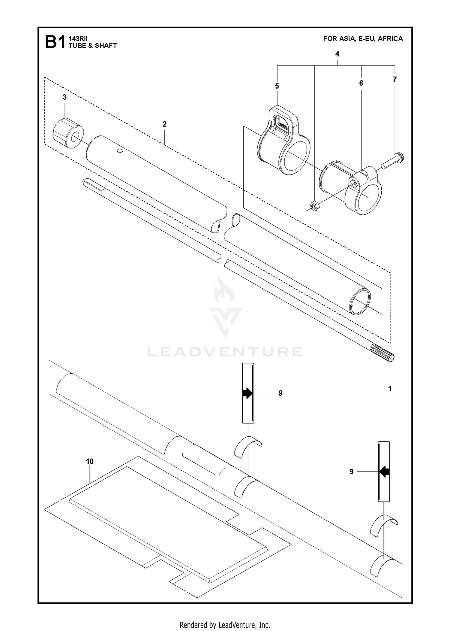 TUBE & SHAFT for Asia, E-EU, Africa