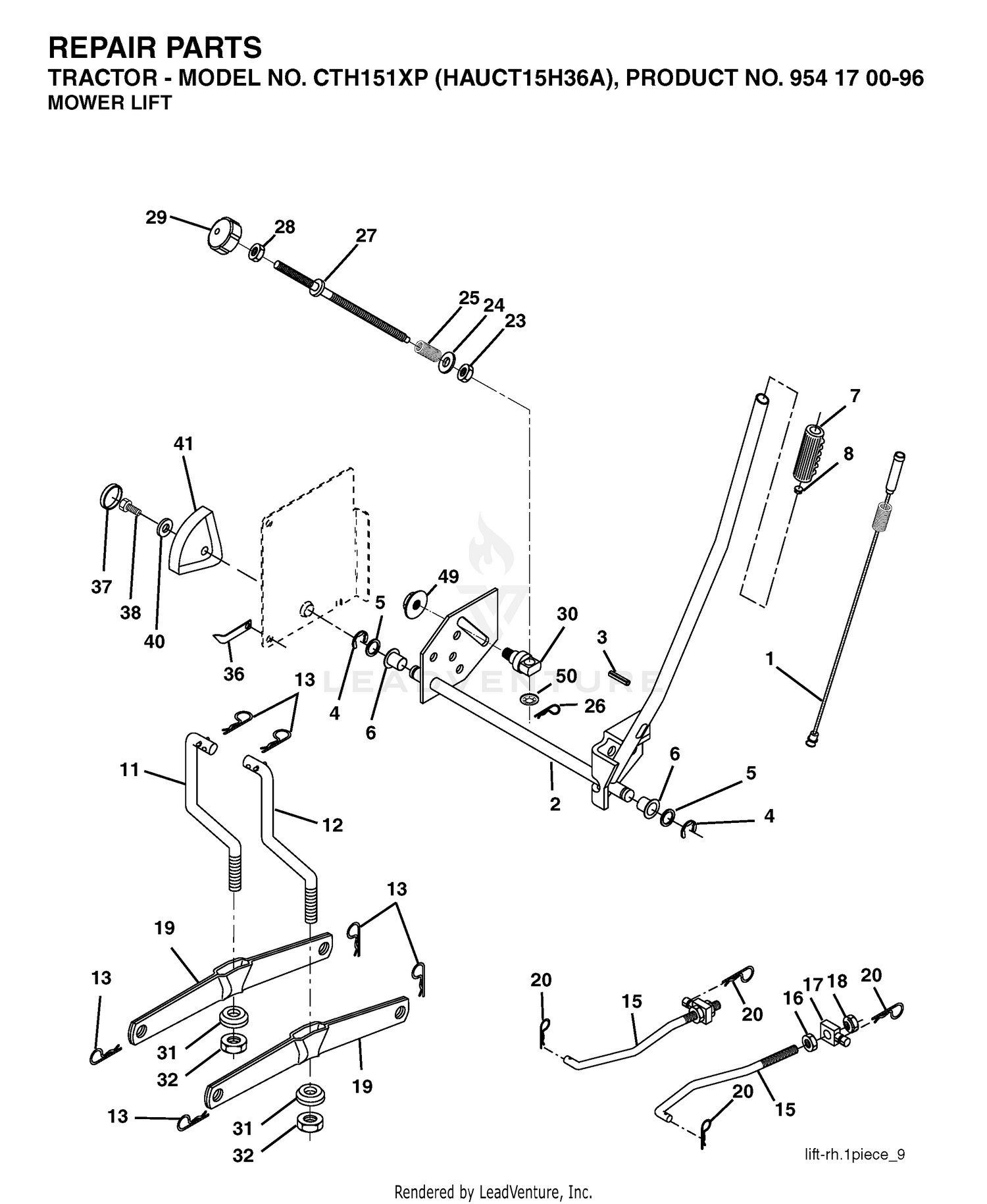 MOWER LIFT / DECK LIFT