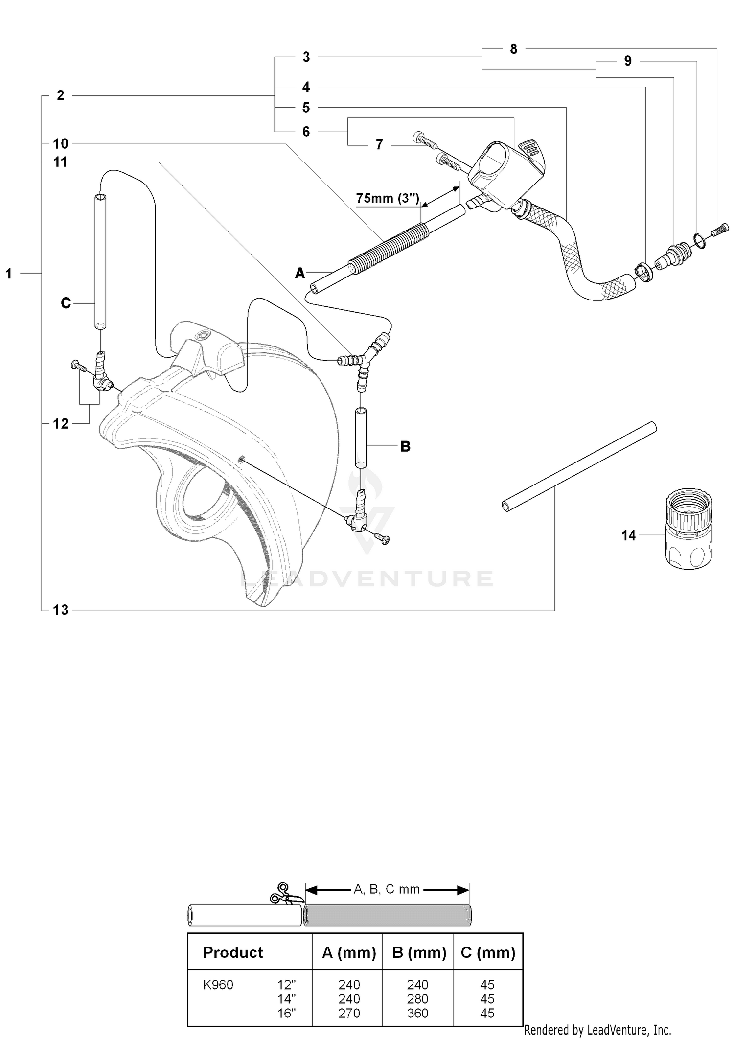 Water Hose Kit