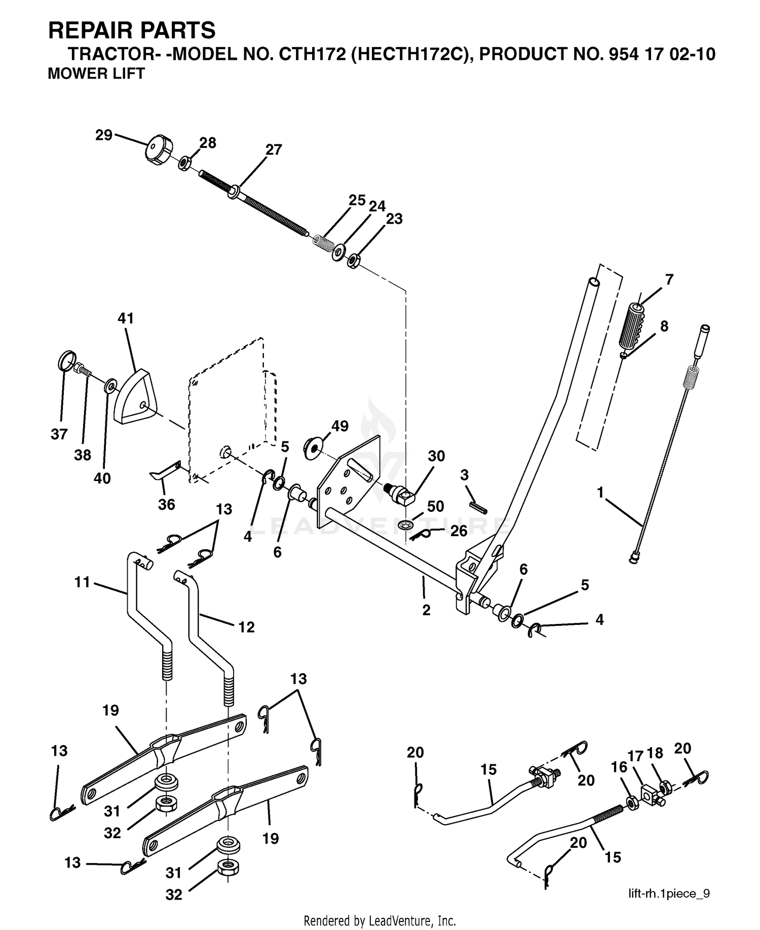 MOWER LIFT / DECK LIFT