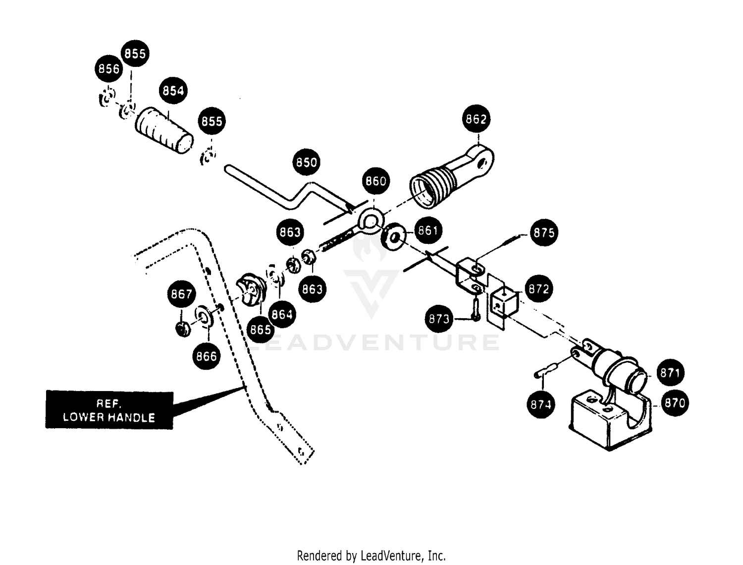 Chute Rod Assembly