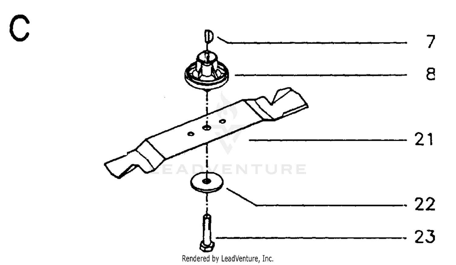 CUTTING ARM & BLADE GUARD