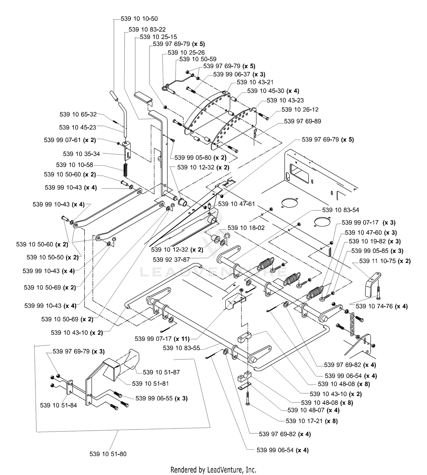Deck Lift Assembly