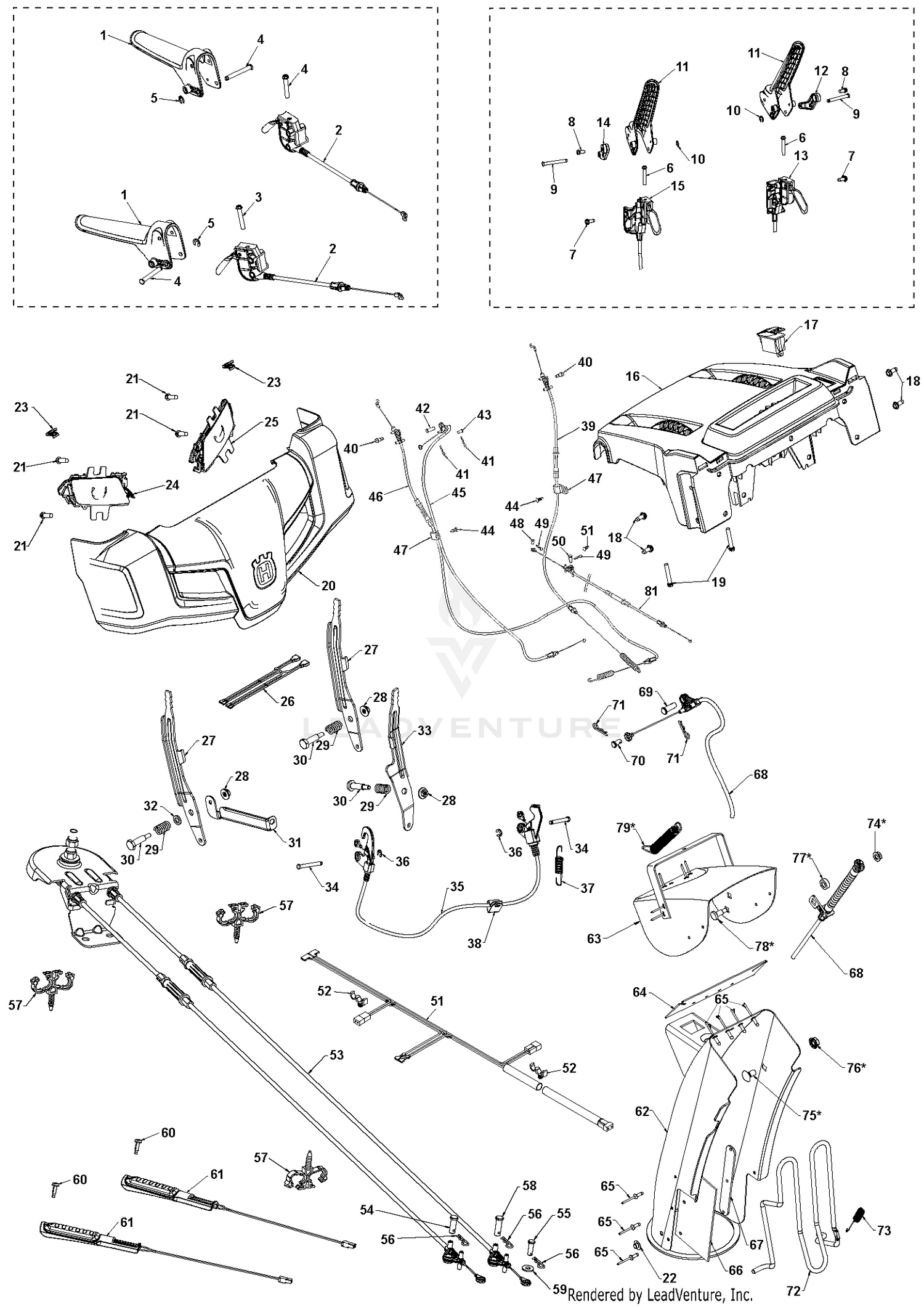 CONTROL PANEL & DISCHARGE CHUTE 2
