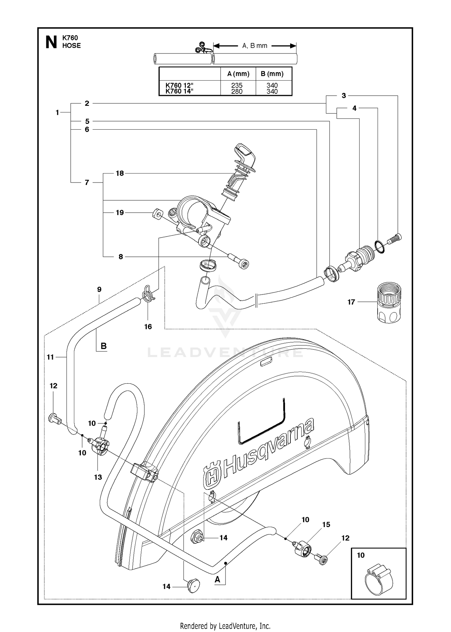WATER HOSE KIT