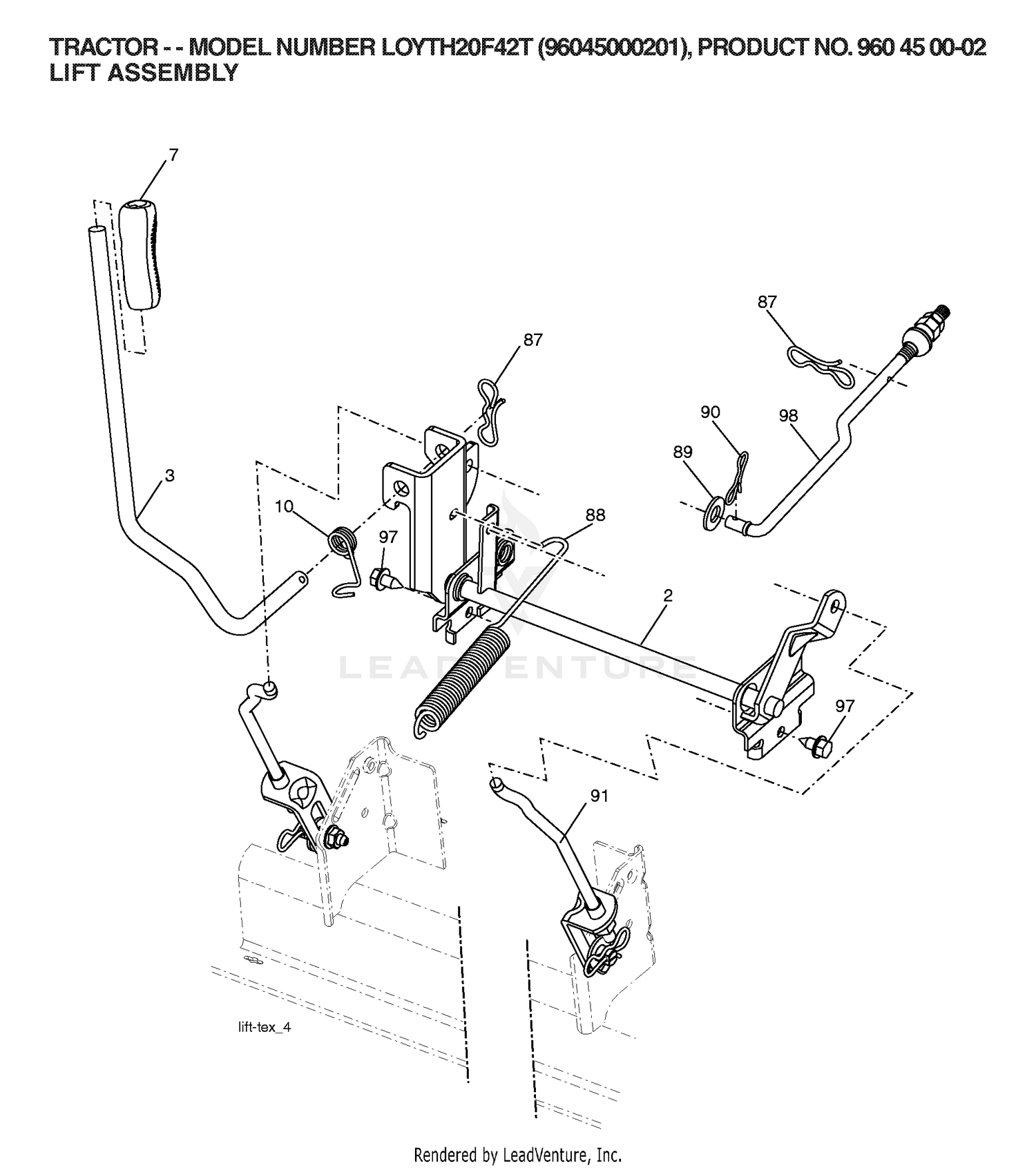 MOWER LIFT / DECK LIFT