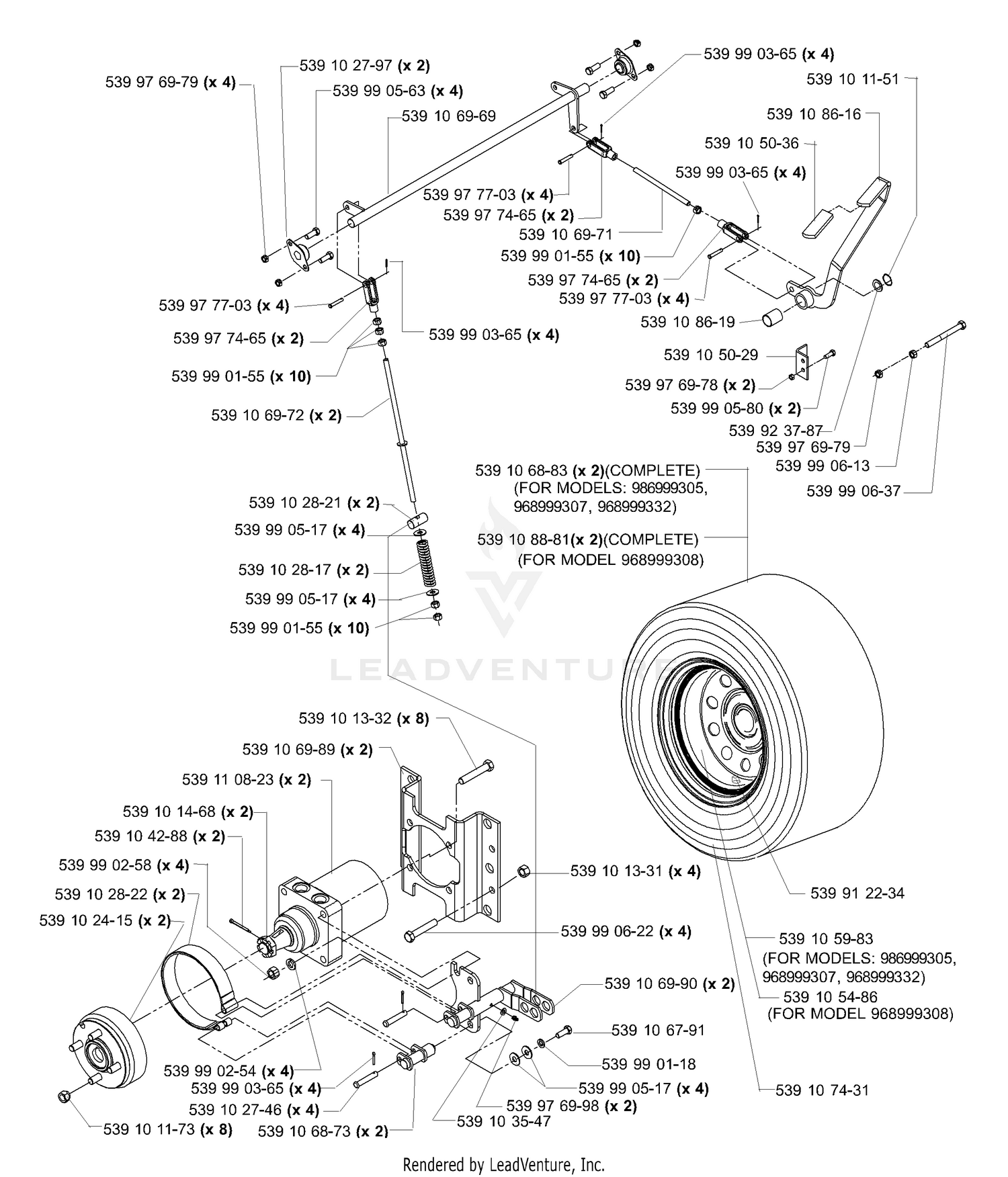 Park Brake Assembly (TL)