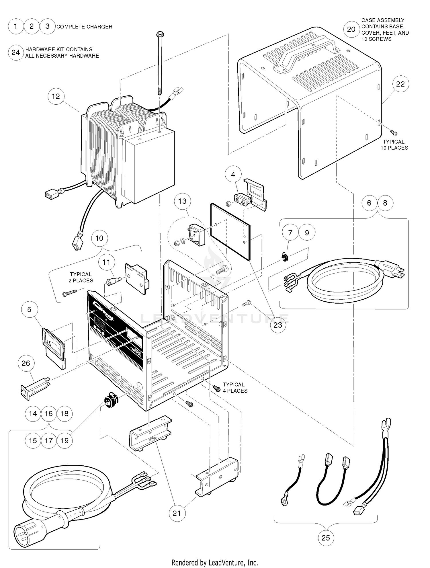 Powerdrive 3 Battery Charger, Domestic