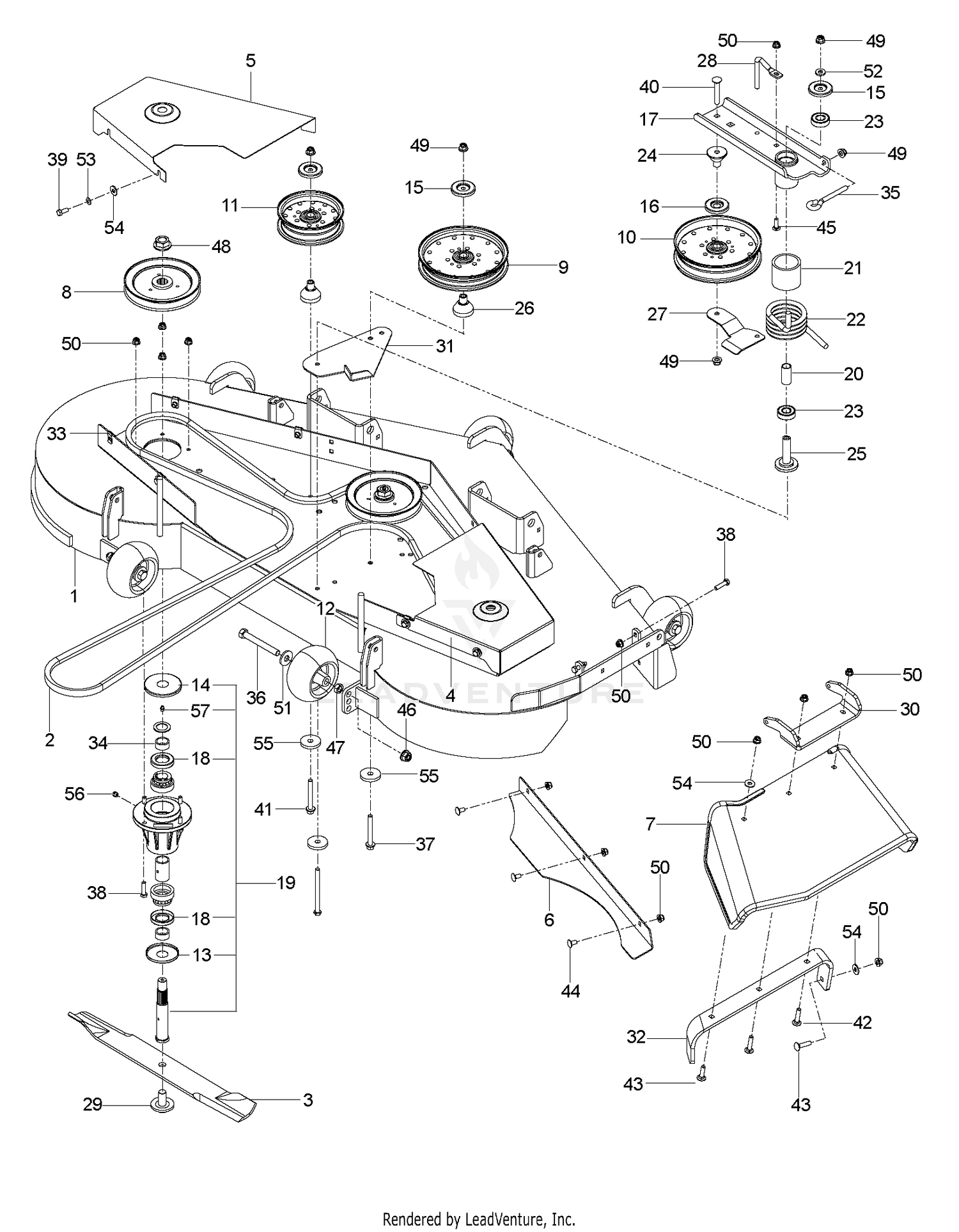 MOWER DECK / CUTTING DECK