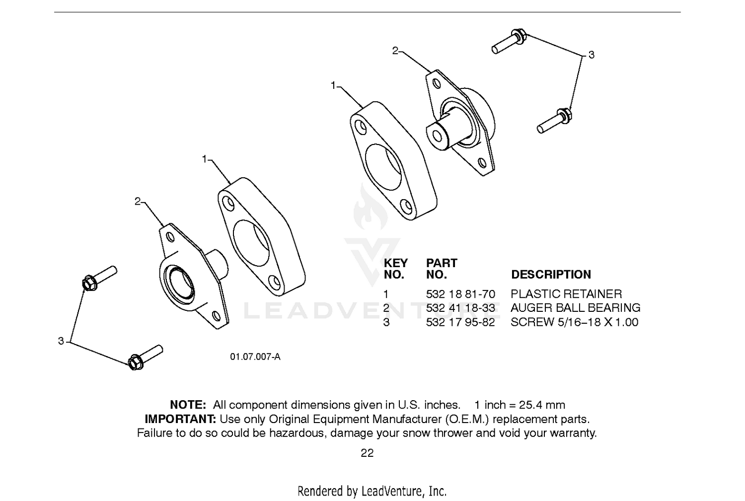AUGER HOUSING & IMPELLER 2