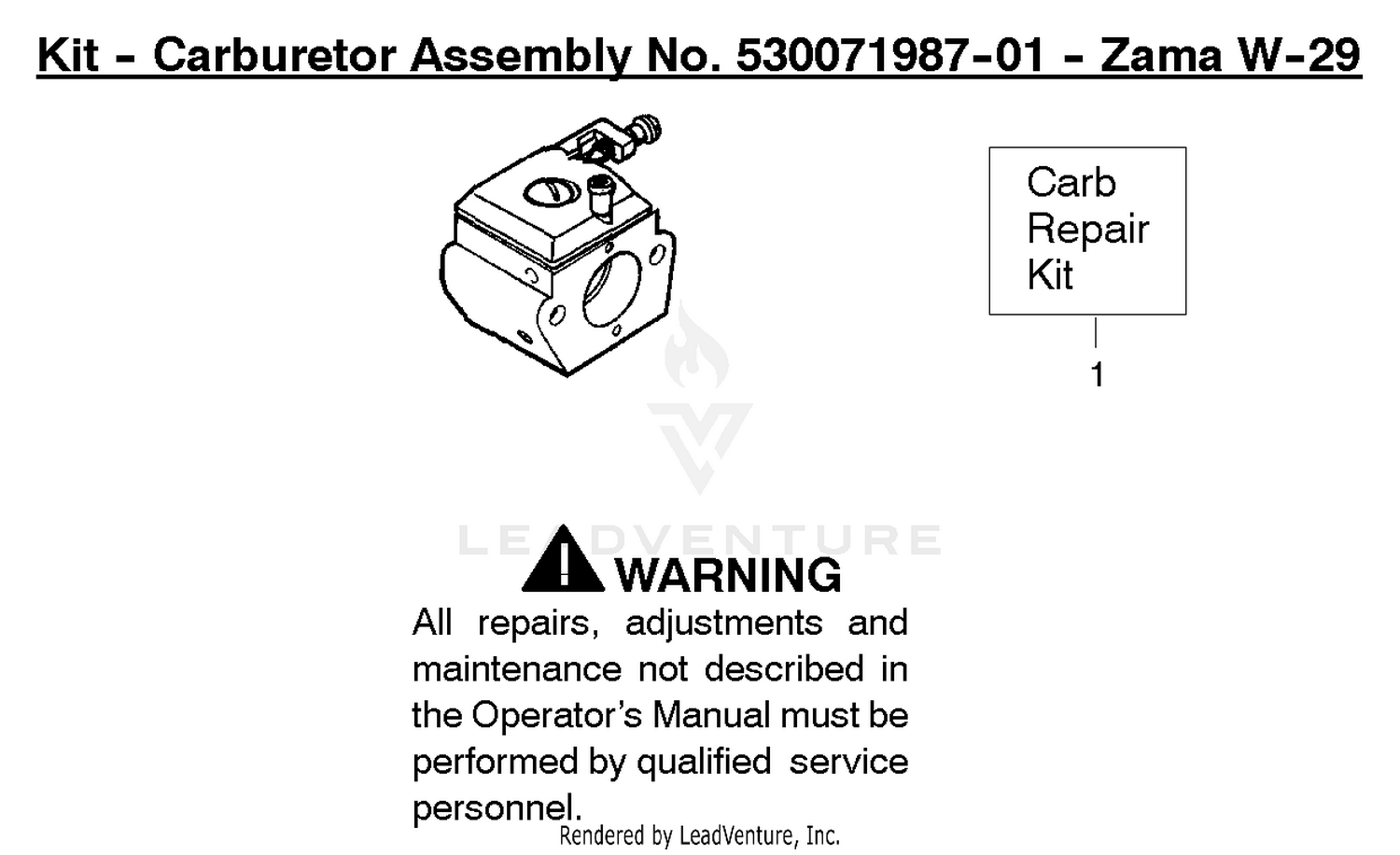 Carburetor (W-29)
