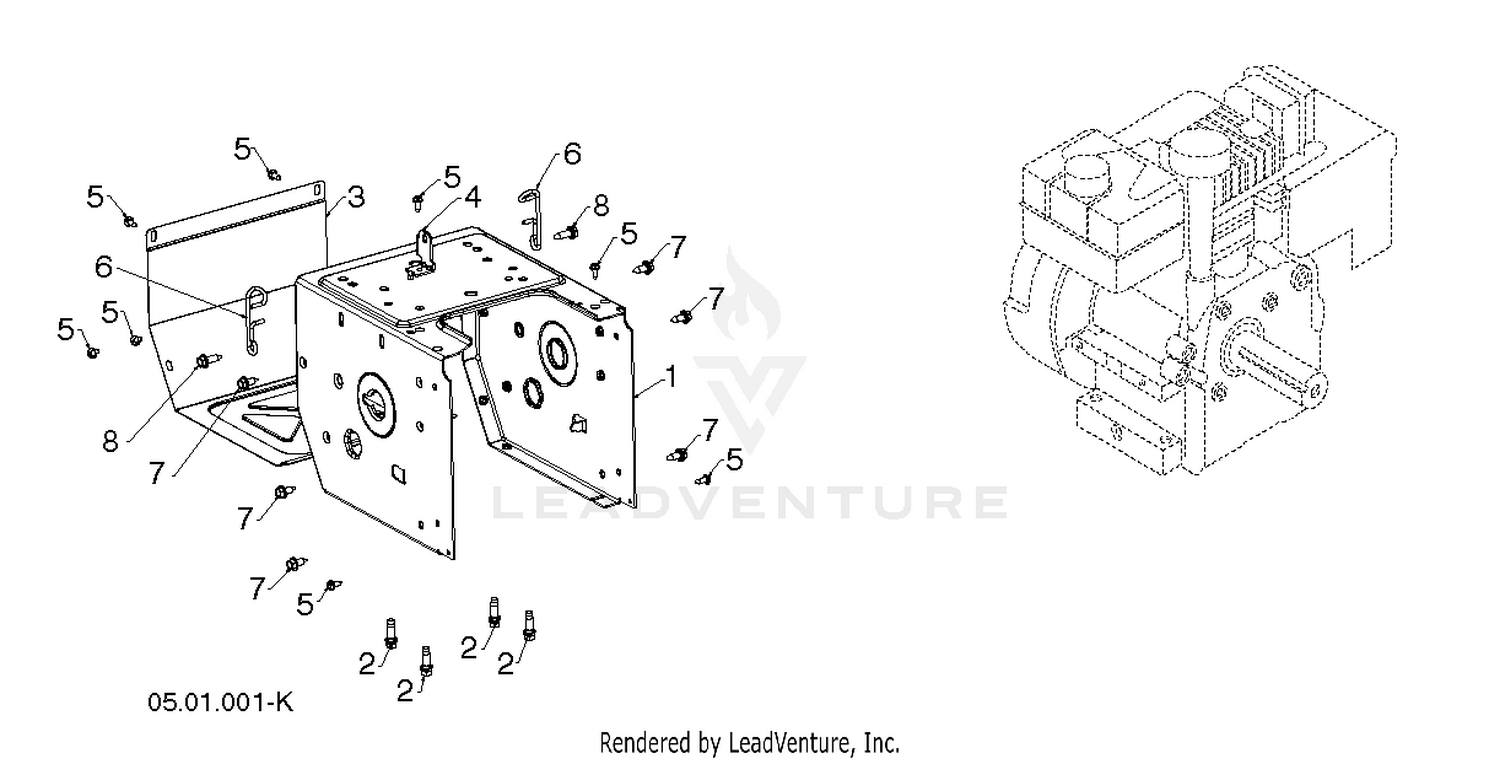 "CHASSIS, ENGINE & PULLEYS" 3