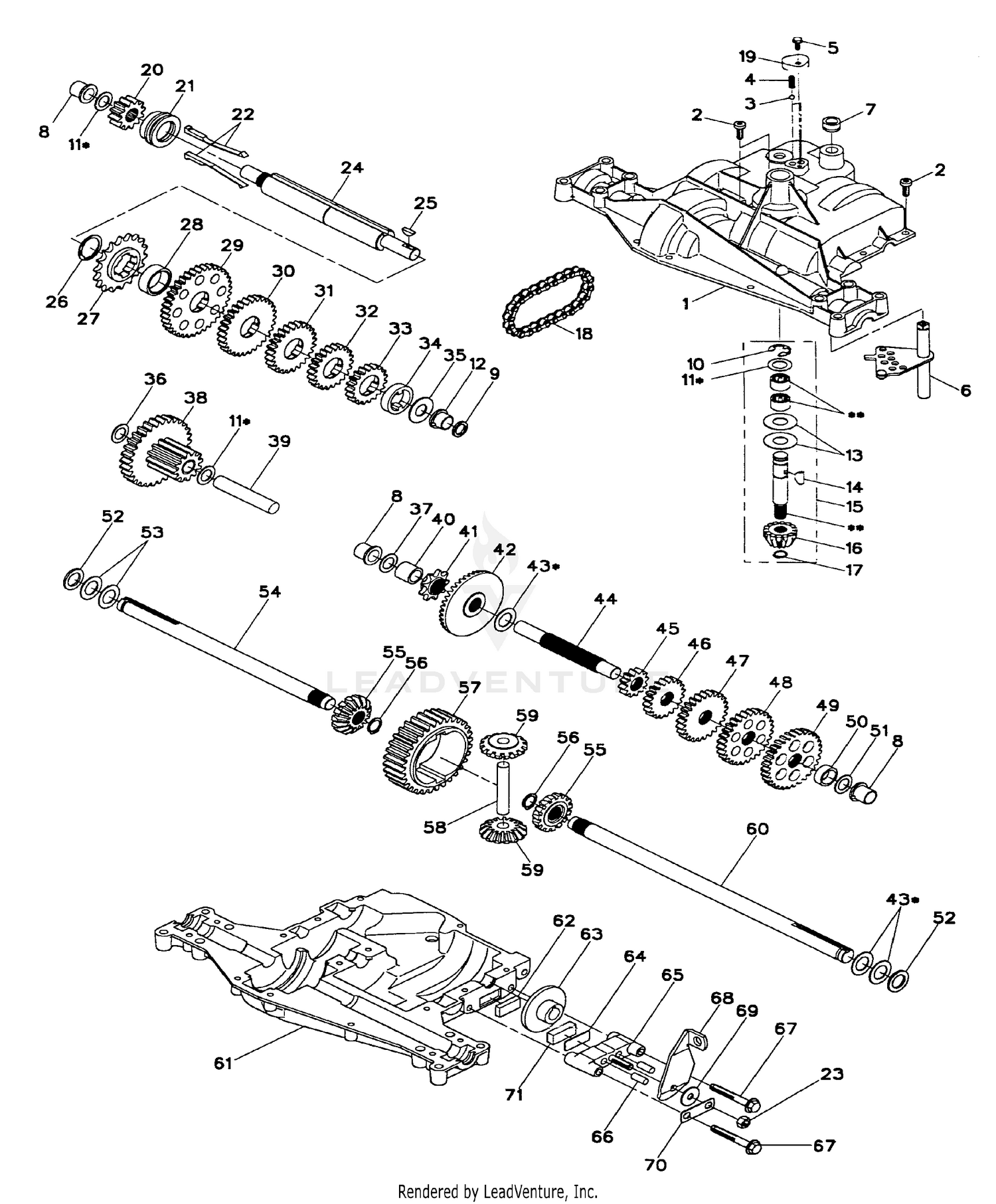 Dana Transaxle - Model Number 4360-112
