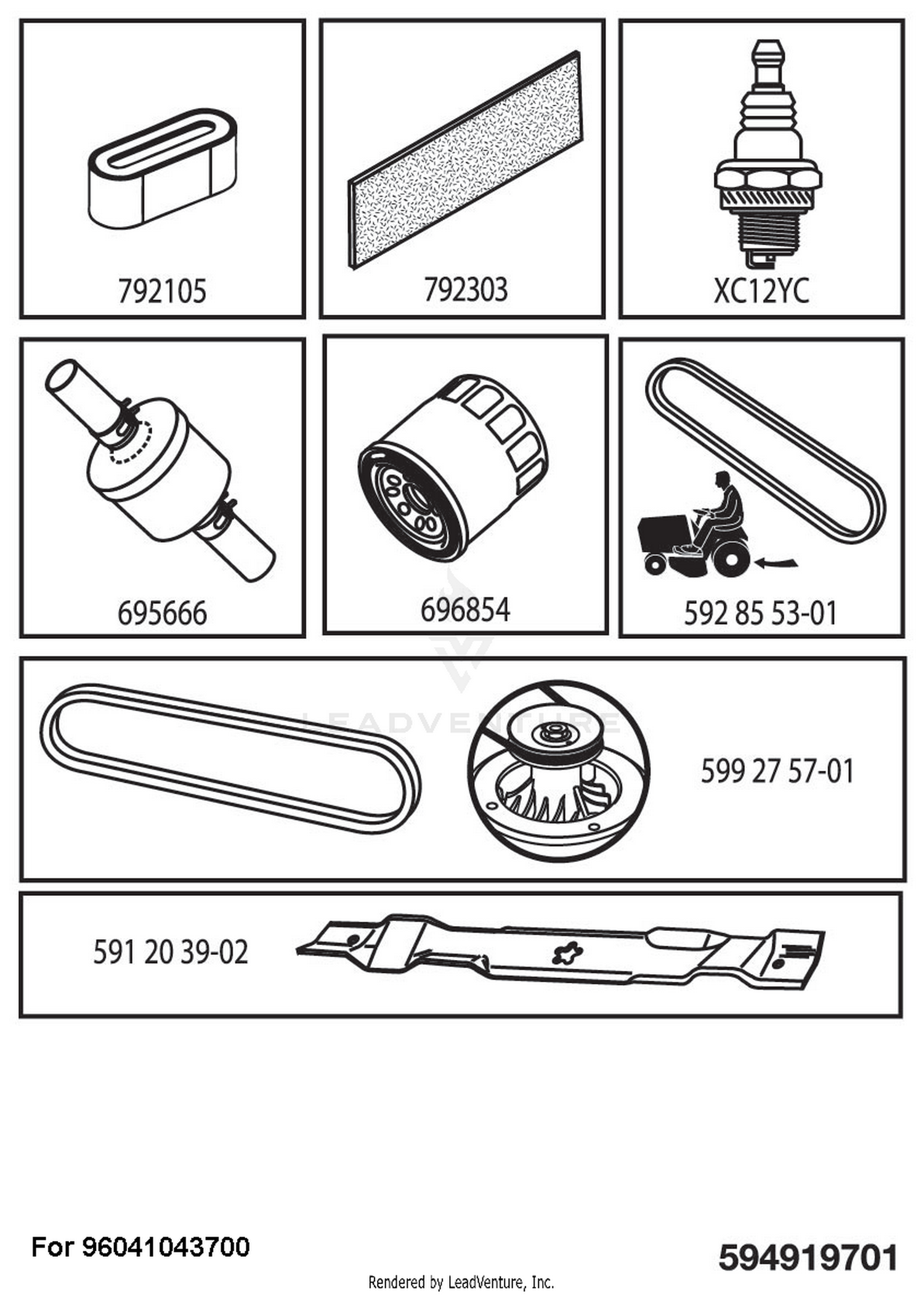 FREQUENTLY USED PARTS
