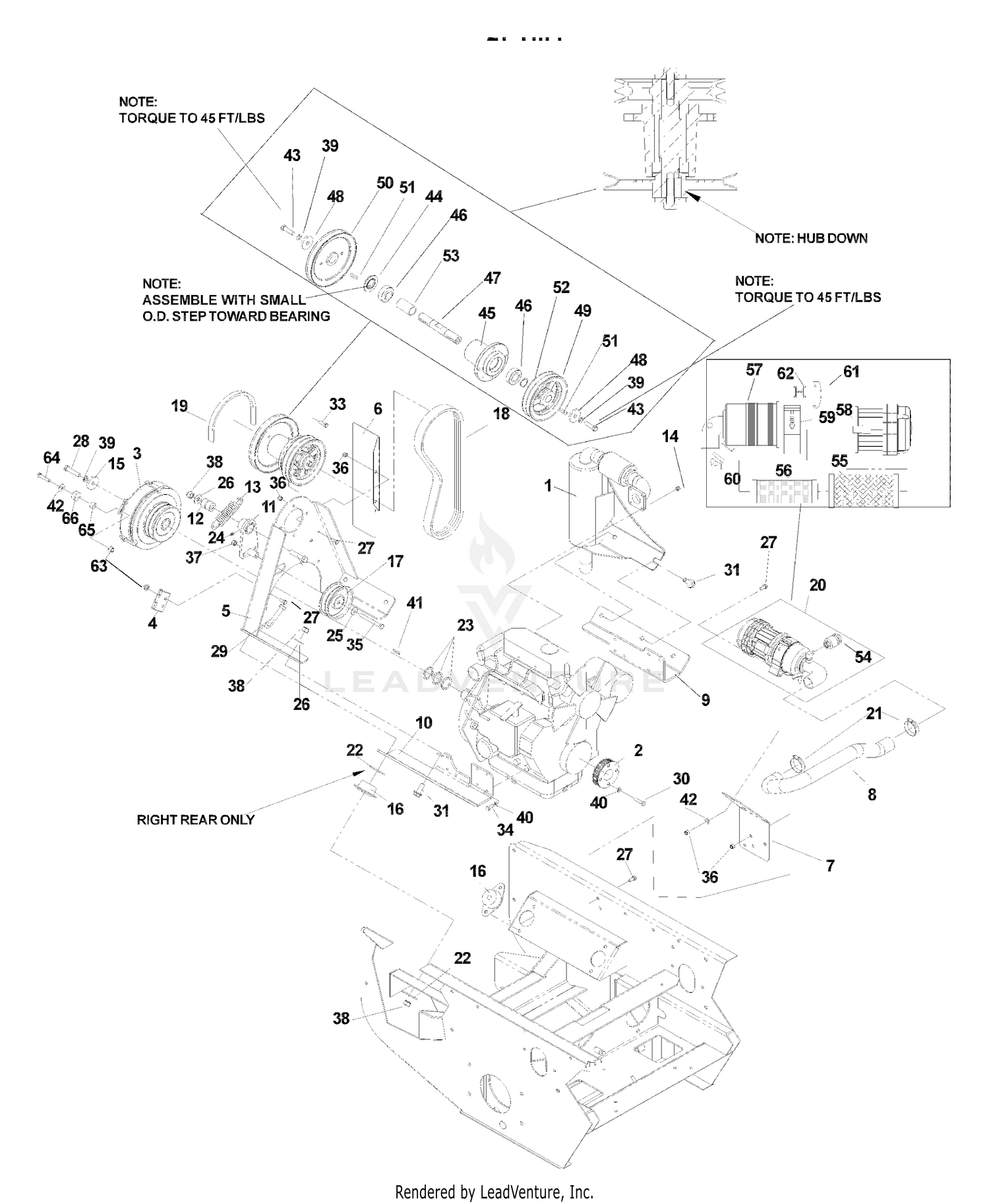 Engine Assembly 27 H.P.