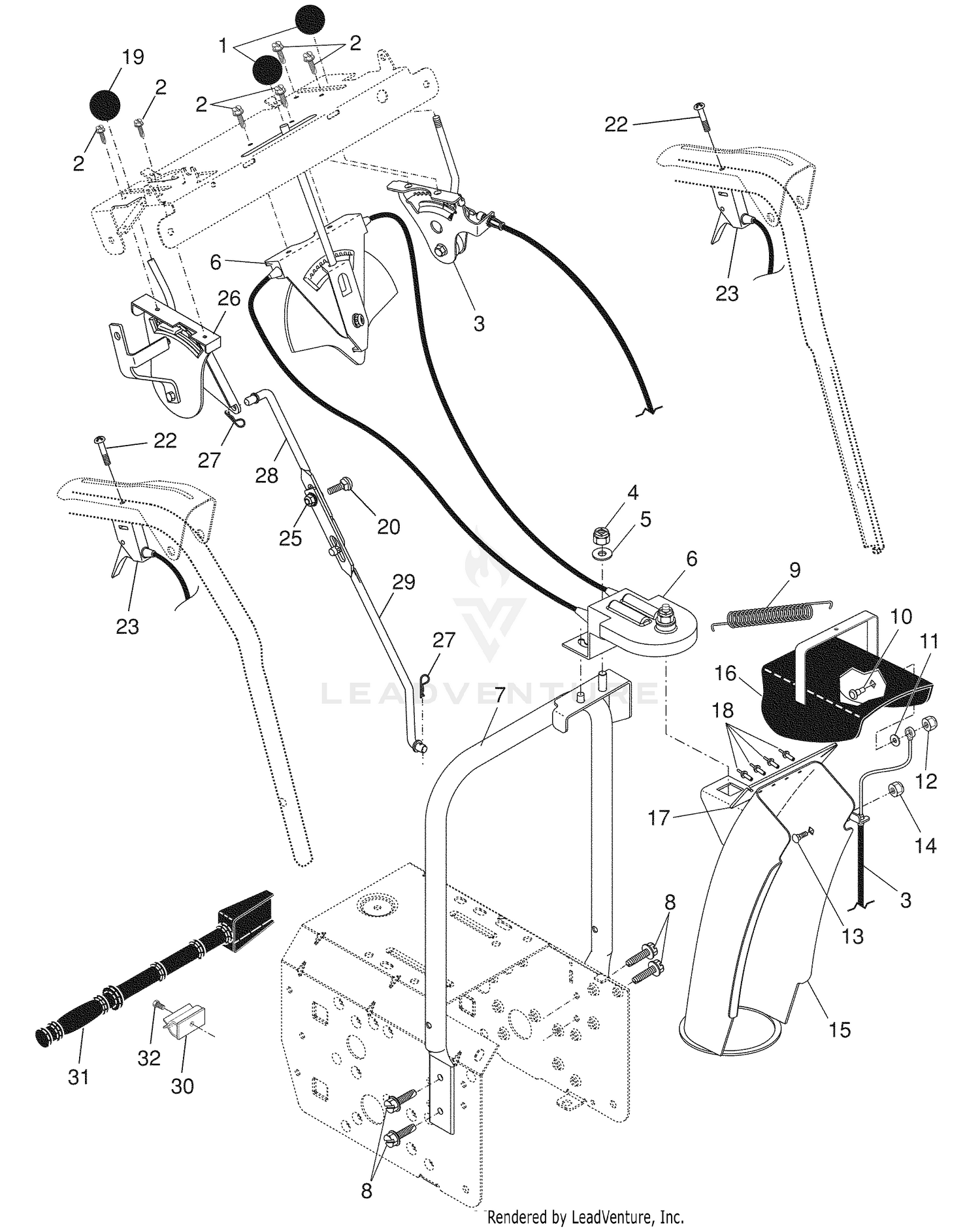 Control Panel / Discharge Chute