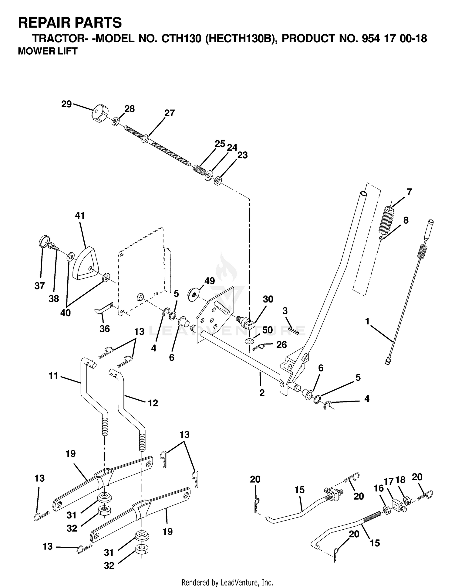 MOWER LIFT / DECK LIFT