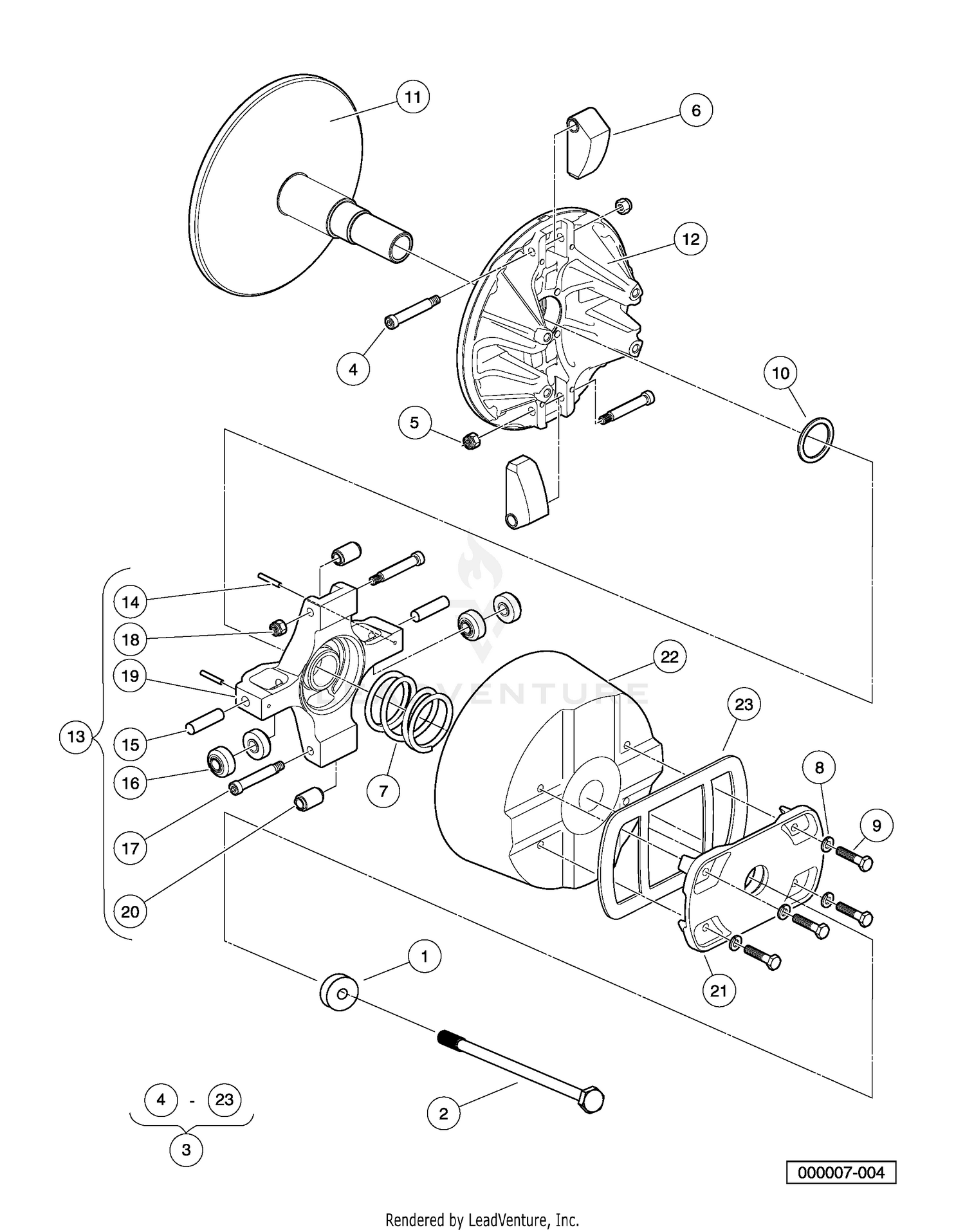 Drive Clutch - Diesel Vehicles