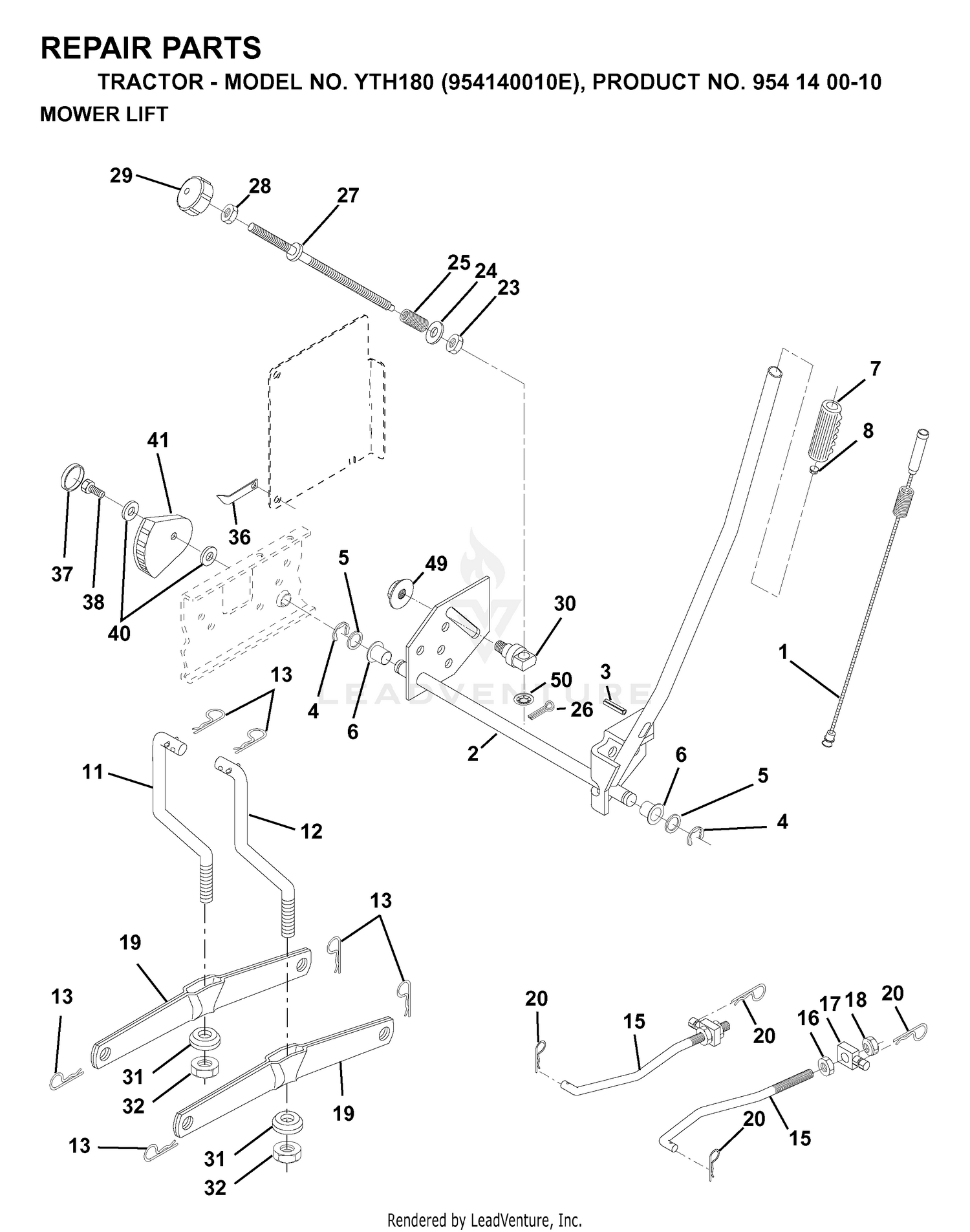 MOWER LIFT / DECK LIFT
