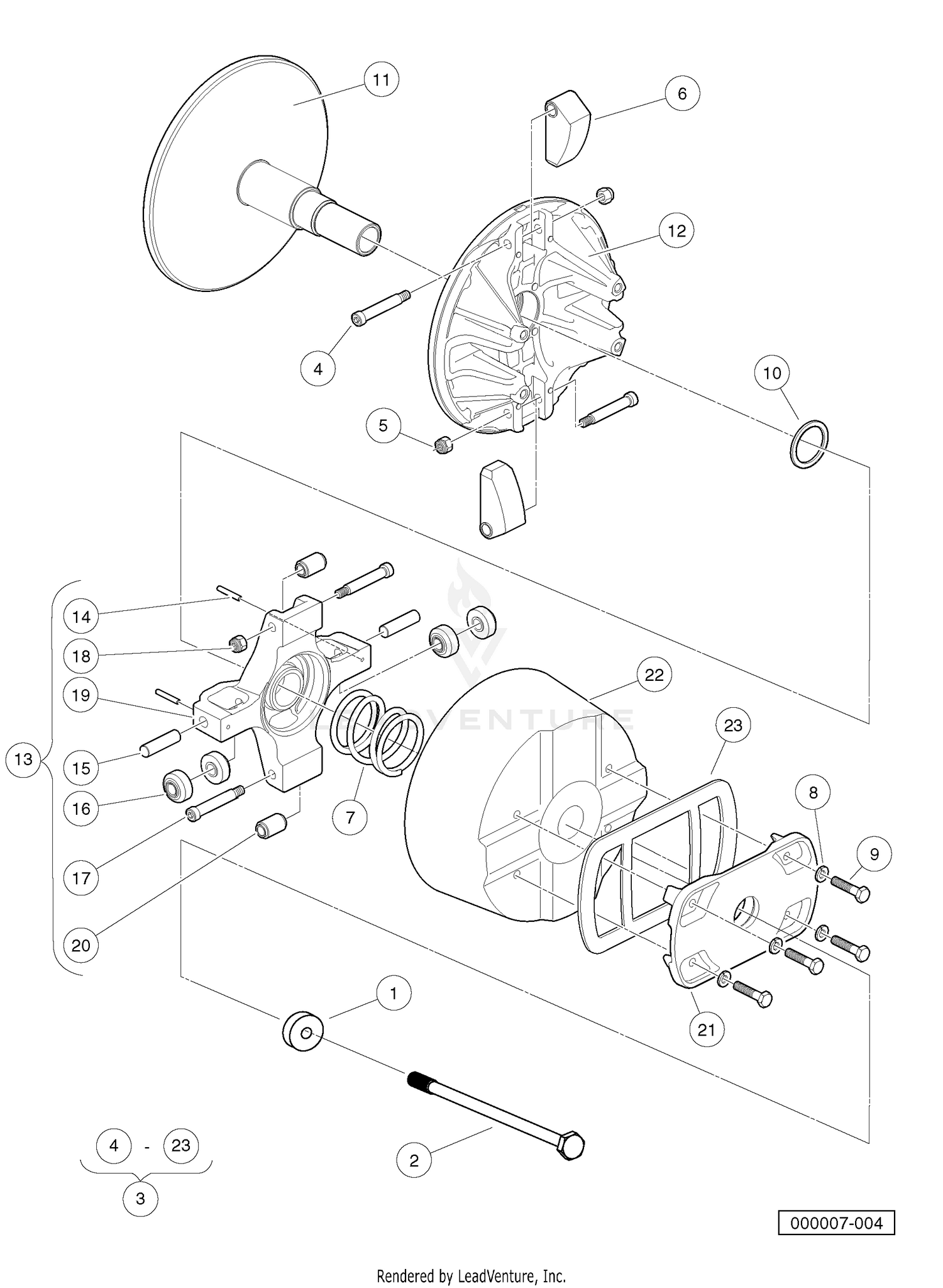 Drive Clutch - Diesel Vehicles