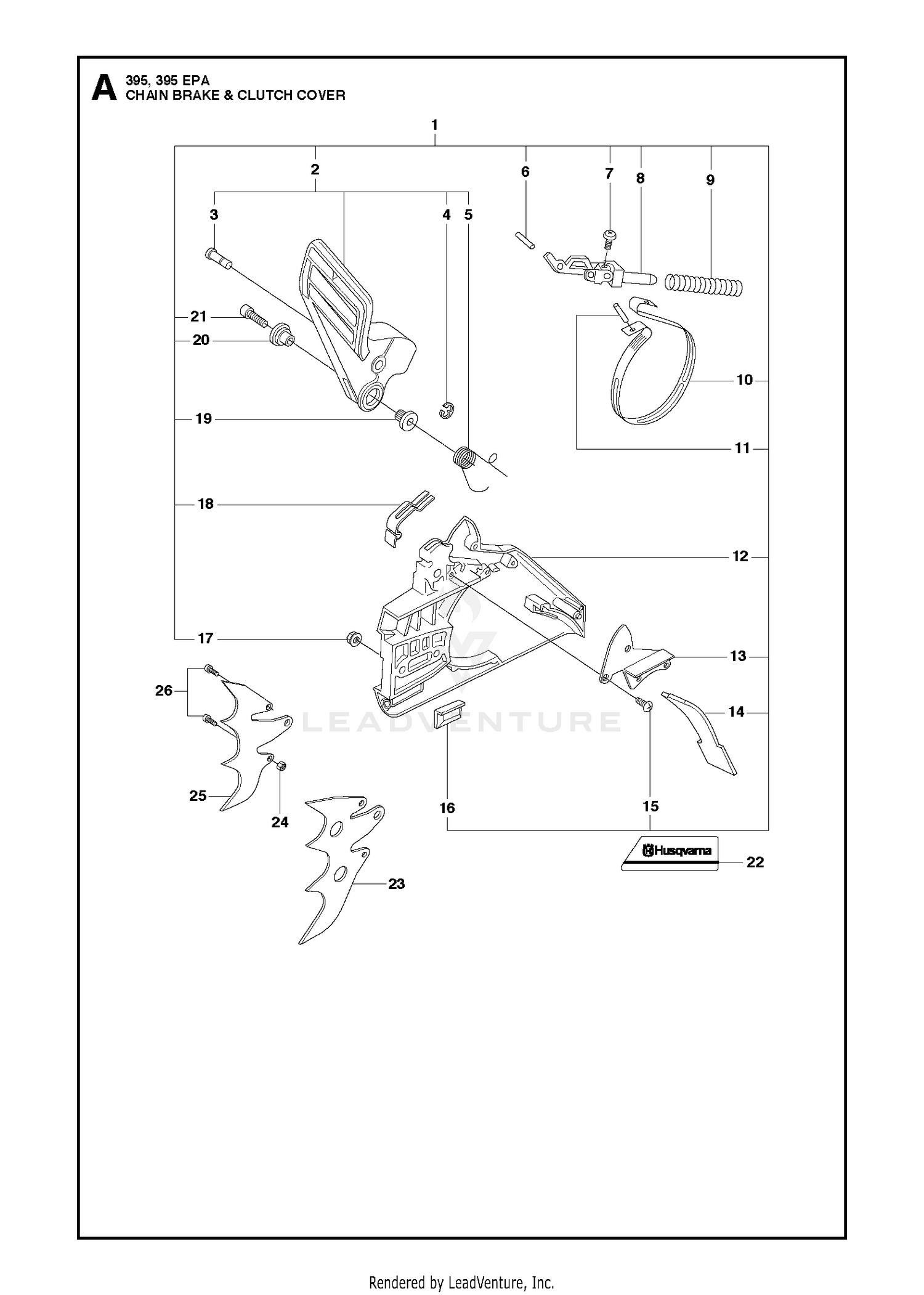 CHAIN BRAKE & CLUTCH COVER